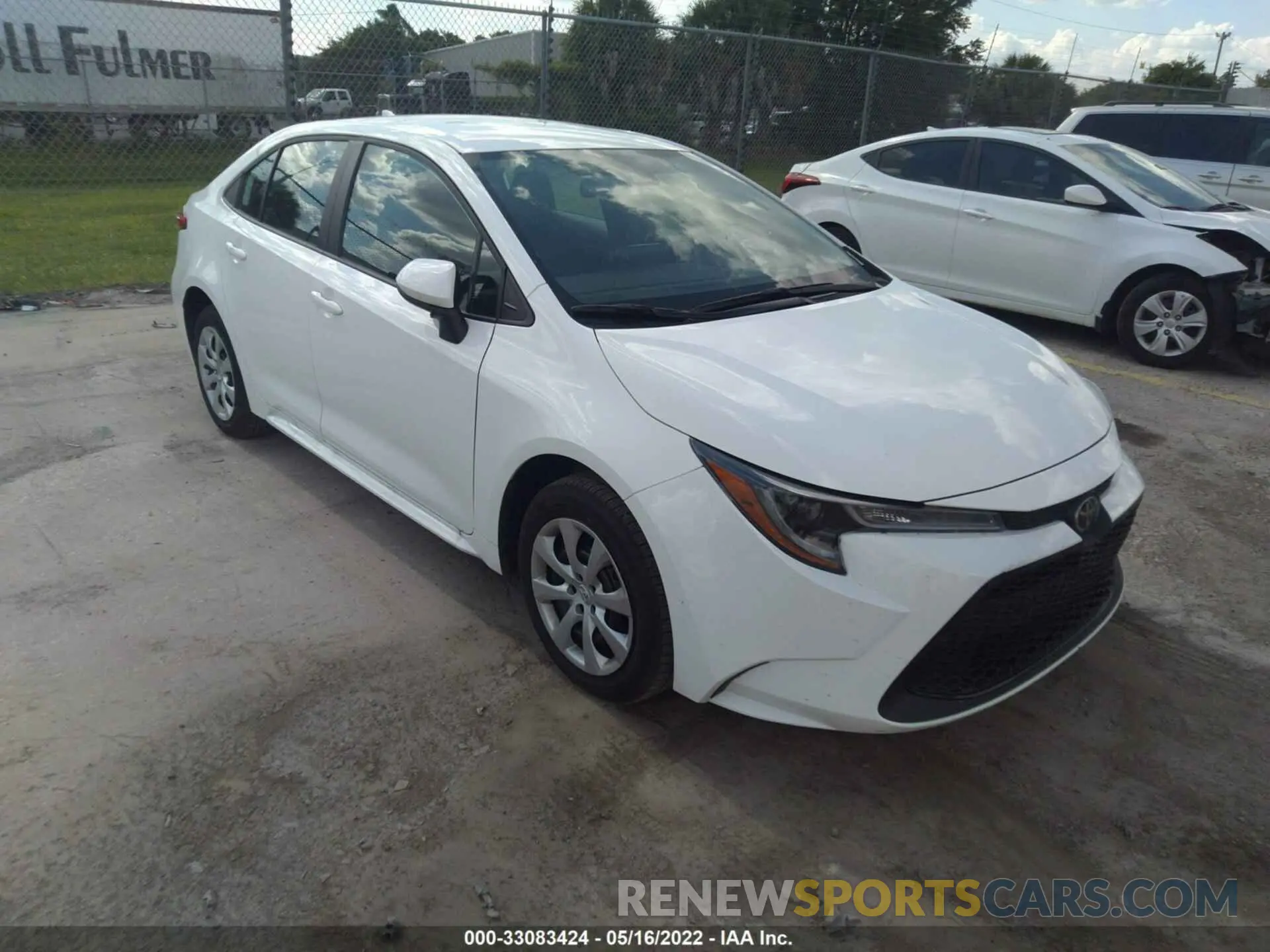 1 fotografías del automóvil dañado 5YFEPMAE4NP292168 TOYOTA COROLLA 2022