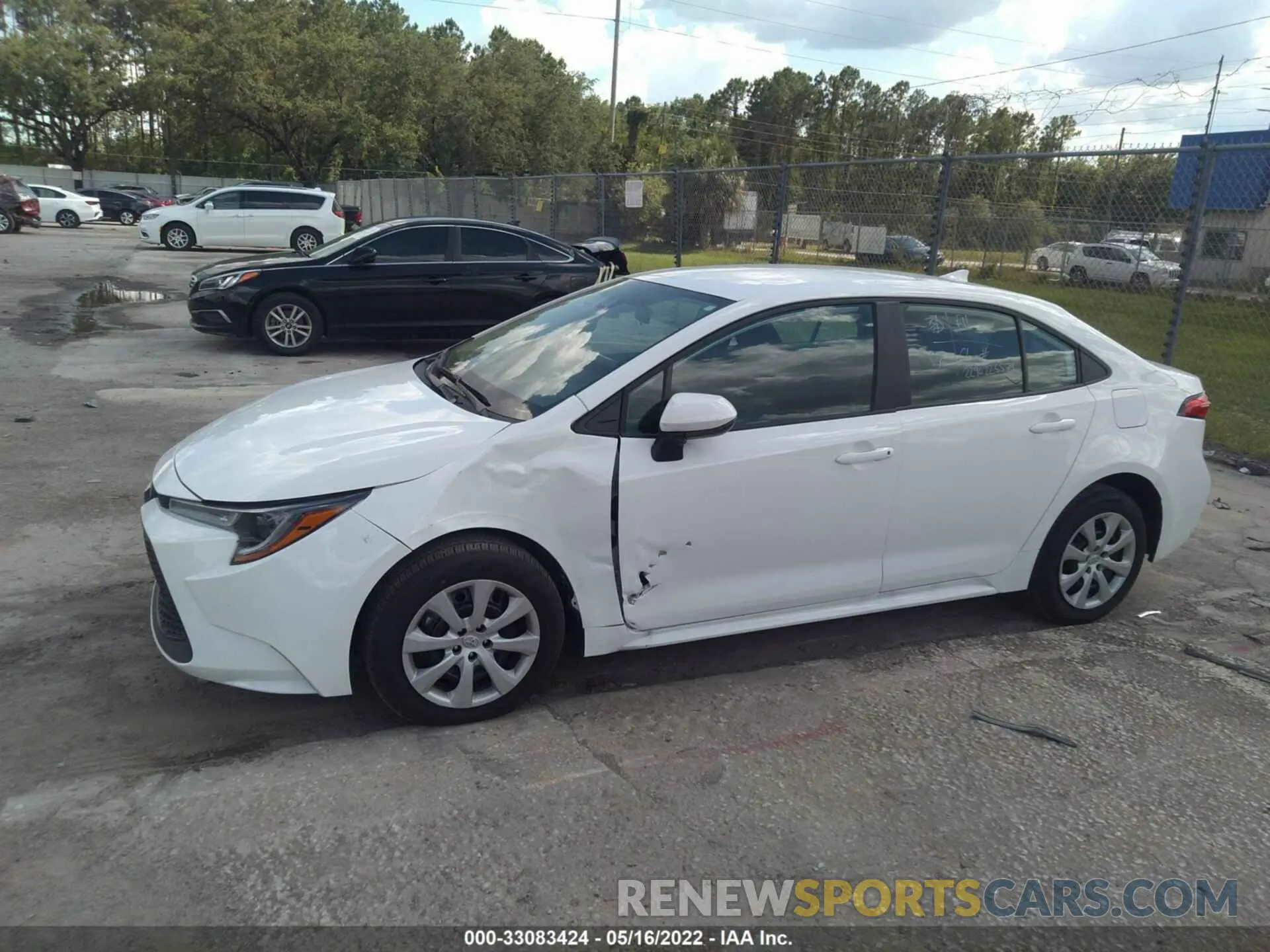 6 fotografías del automóvil dañado 5YFEPMAE4NP292168 TOYOTA COROLLA 2022