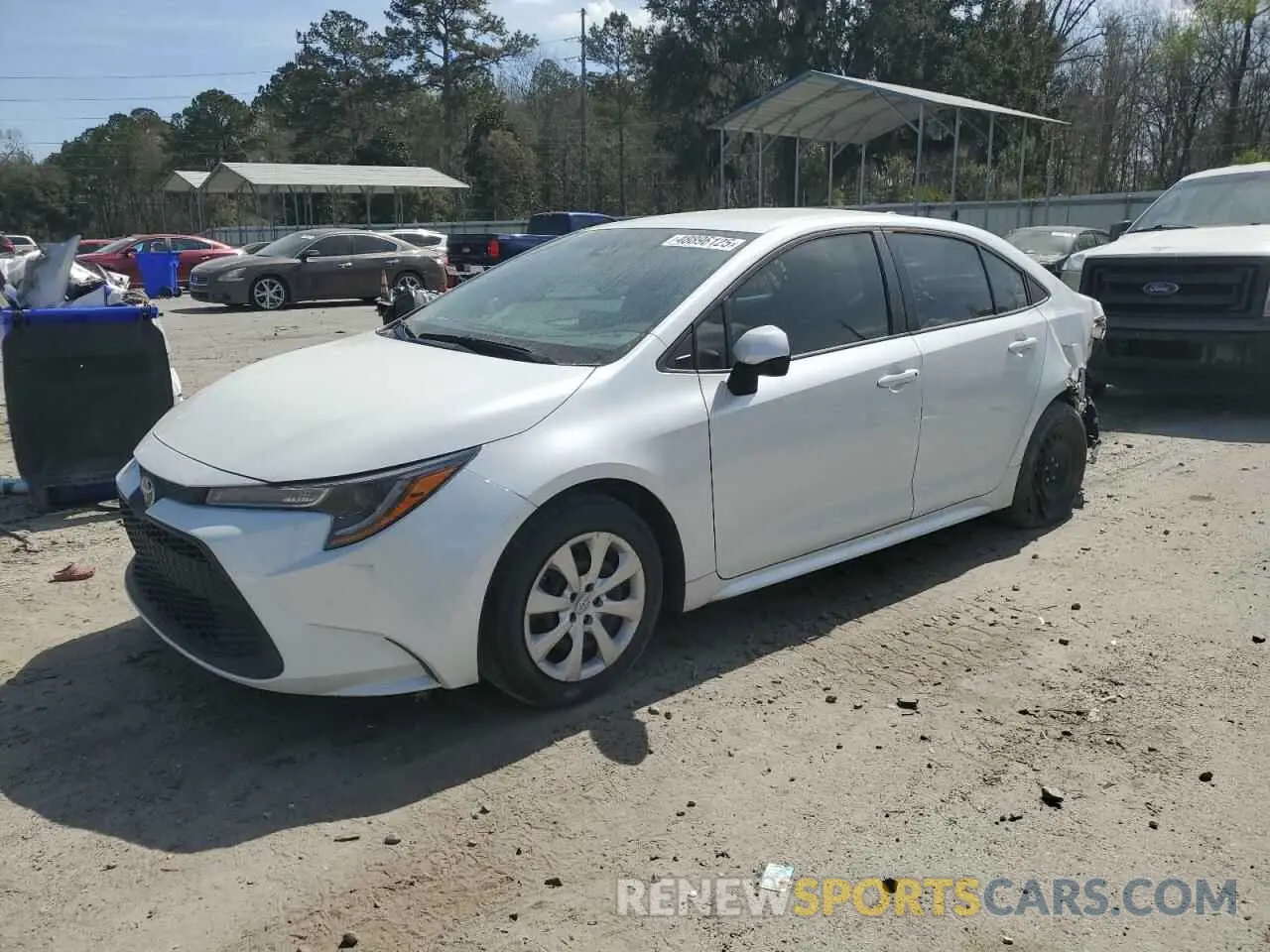 1 fotografías del automóvil dañado 5YFEPMAE4NP303847 TOYOTA COROLLA 2022