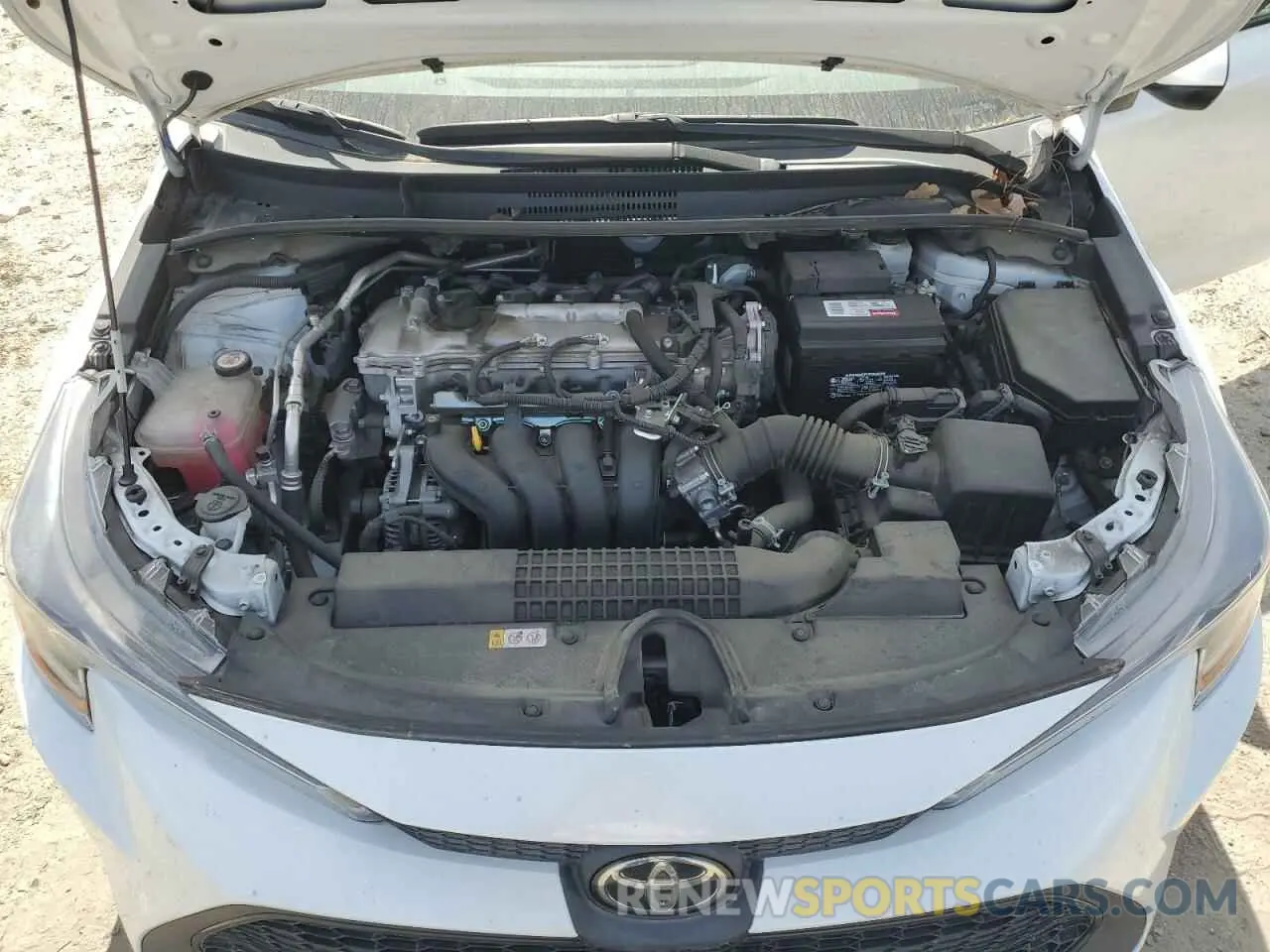 11 fotografías del automóvil dañado 5YFEPMAE4NP303847 TOYOTA COROLLA 2022