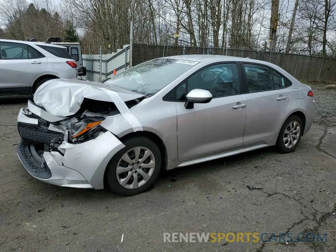 1 fotografías del automóvil dañado 5YFEPMAE4NP309390 TOYOTA COROLLA 2022