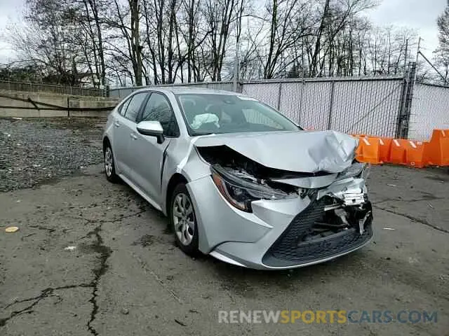 11 fotografías del automóvil dañado 5YFEPMAE4NP309390 TOYOTA COROLLA 2022