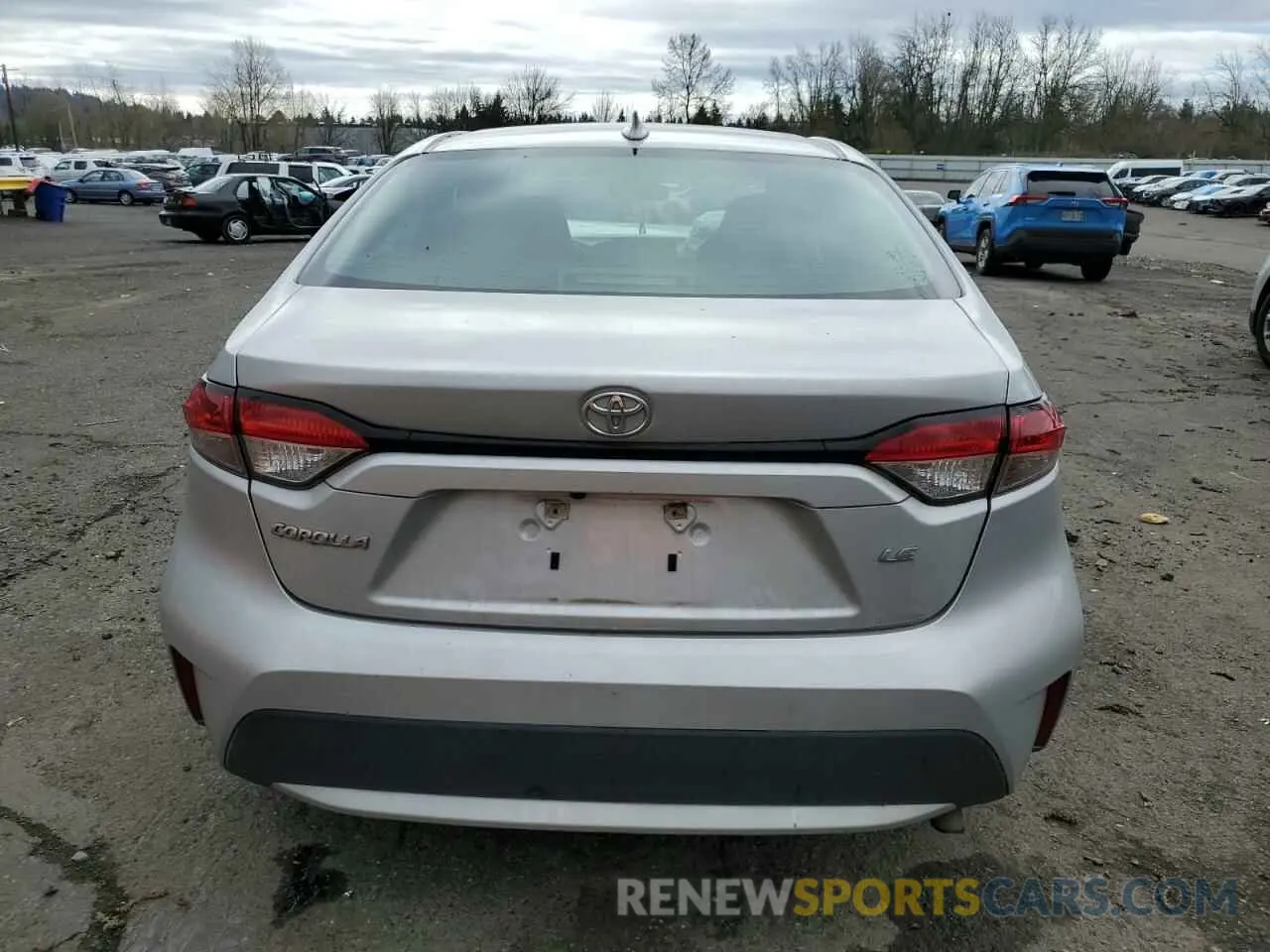6 fotografías del automóvil dañado 5YFEPMAE4NP309390 TOYOTA COROLLA 2022