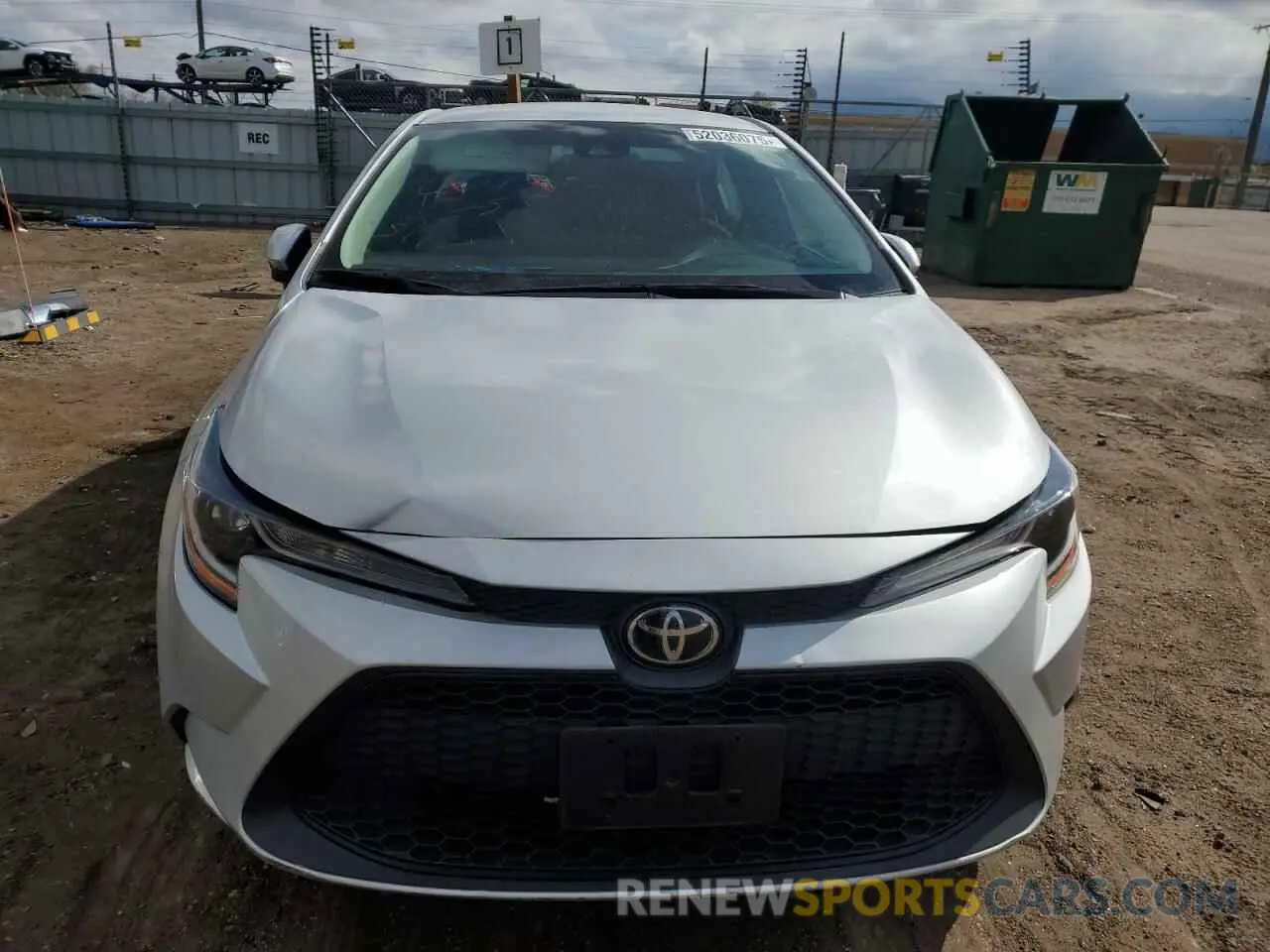 5 fotografías del automóvil dañado 5YFEPMAE4NP316730 TOYOTA COROLLA 2022