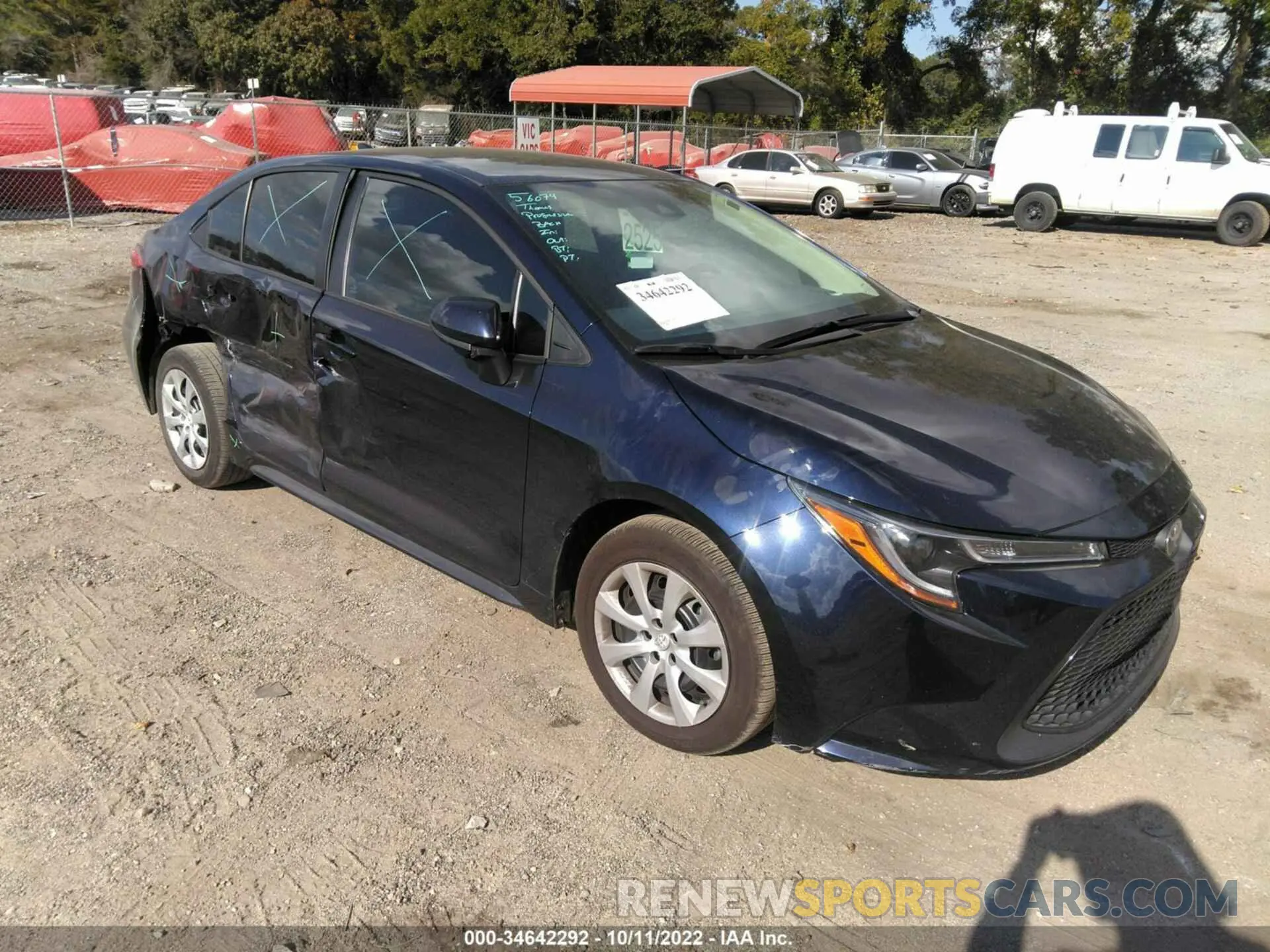 1 fotografías del automóvil dañado 5YFEPMAE4NP322303 TOYOTA COROLLA 2022