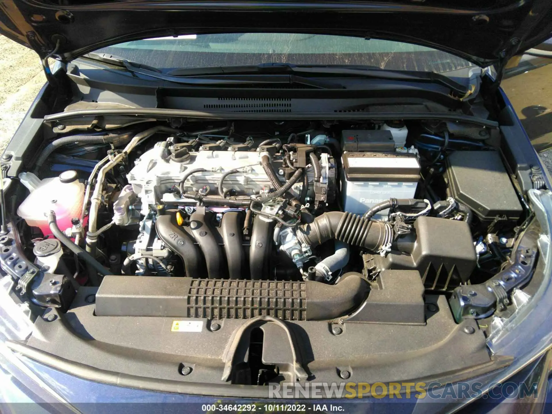 10 fotografías del automóvil dañado 5YFEPMAE4NP322303 TOYOTA COROLLA 2022