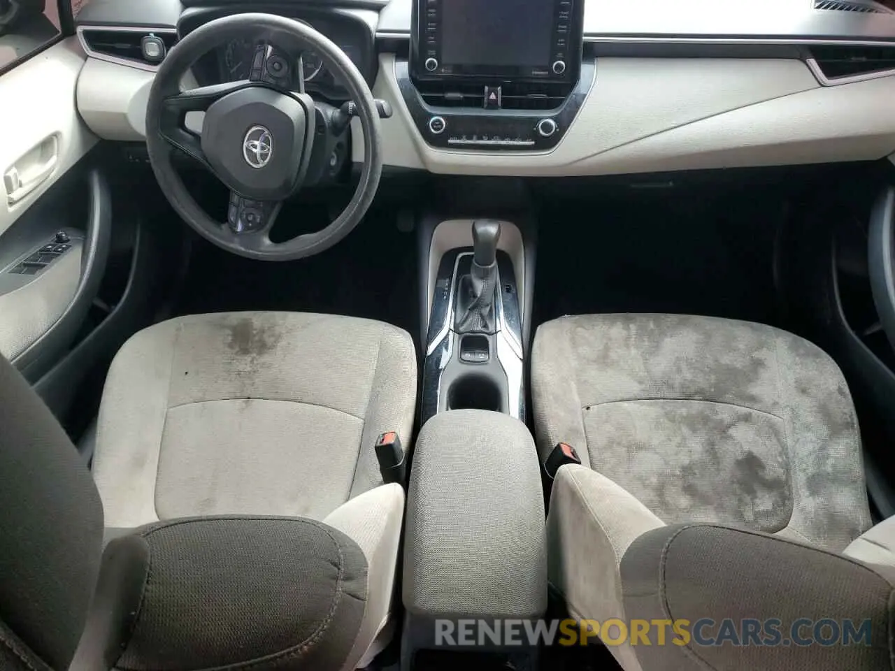 8 fotografías del automóvil dañado 5YFEPMAE4NP322771 TOYOTA COROLLA 2022