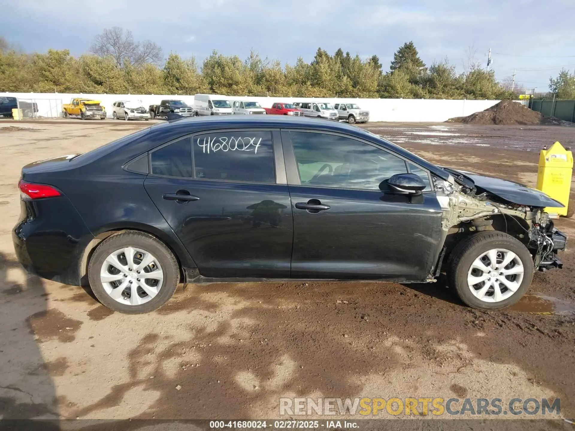 14 fotografías del automóvil dañado 5YFEPMAE4NP324102 TOYOTA COROLLA 2022