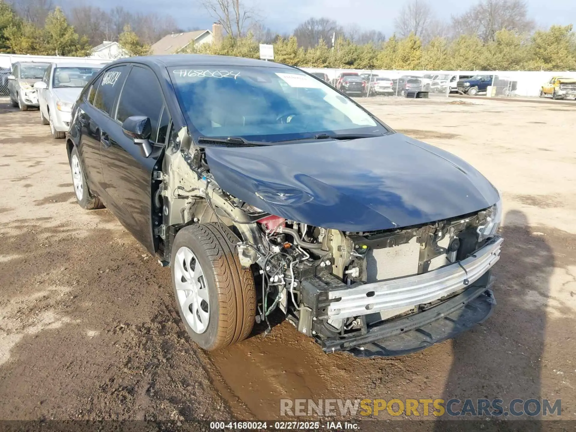 6 fotografías del automóvil dañado 5YFEPMAE4NP324102 TOYOTA COROLLA 2022