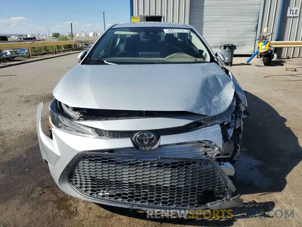 5 fotografías del automóvil dañado 5YFEPMAE4NP331647 TOYOTA COROLLA 2022