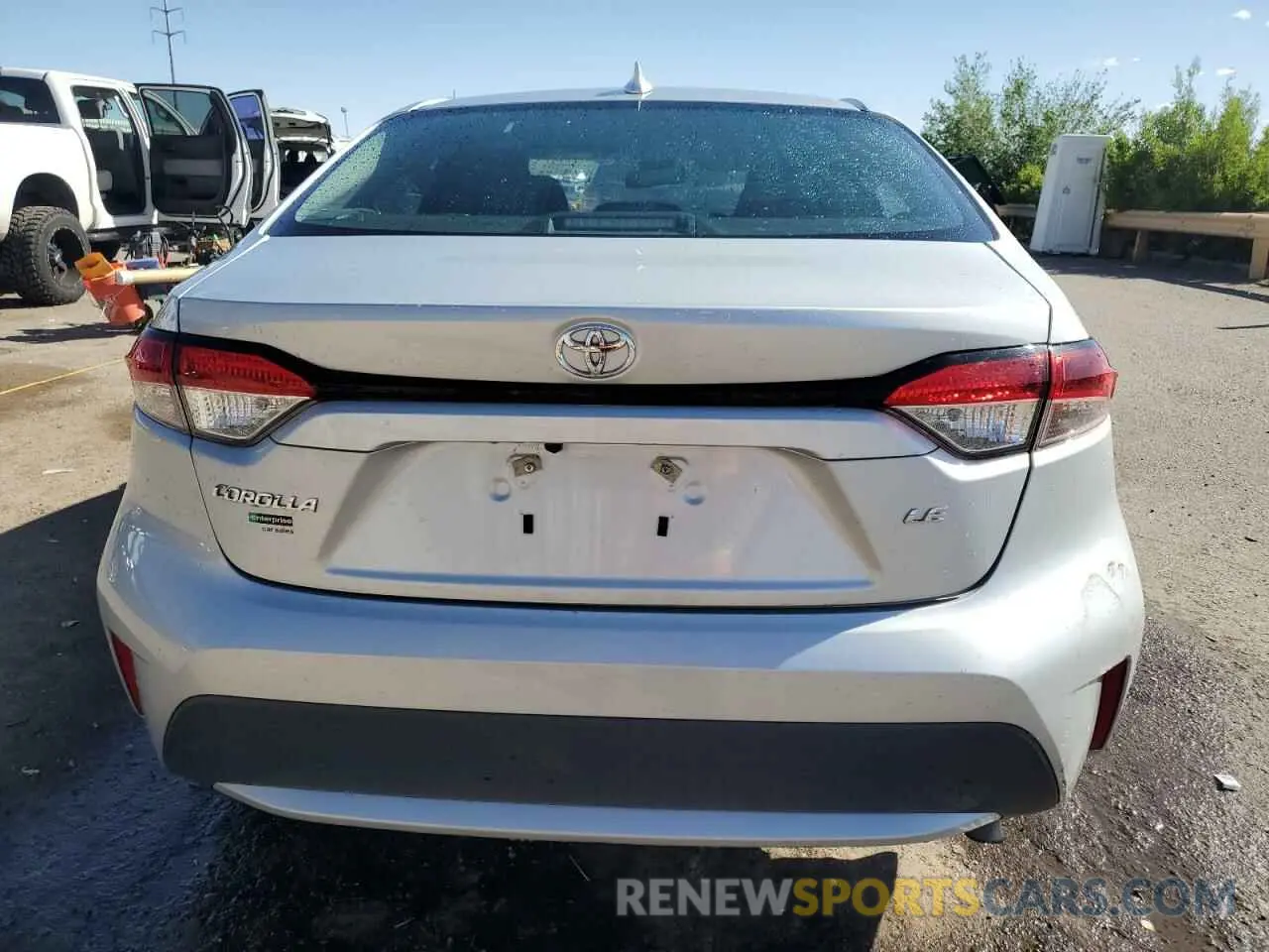 6 fotografías del automóvil dañado 5YFEPMAE4NP331647 TOYOTA COROLLA 2022