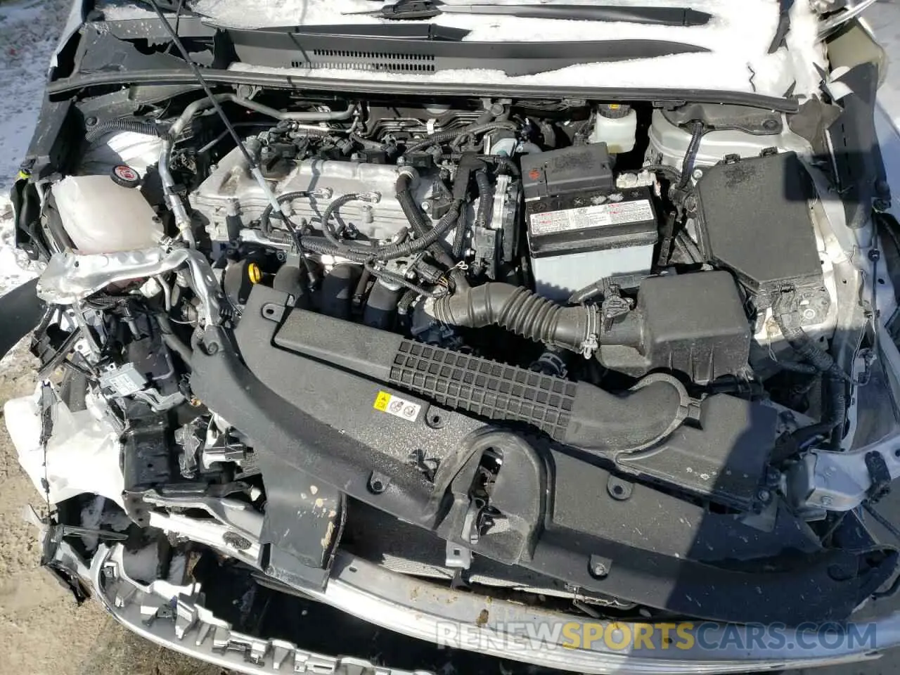 11 fotografías del automóvil dañado 5YFEPMAE4NP334158 TOYOTA COROLLA 2022