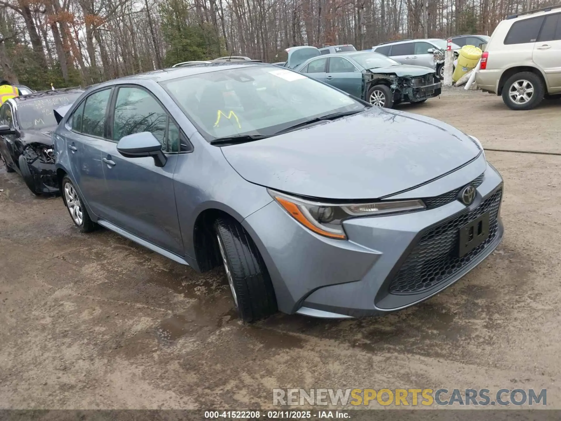 1 fotografías del automóvil dañado 5YFEPMAE4NP341577 TOYOTA COROLLA 2022
