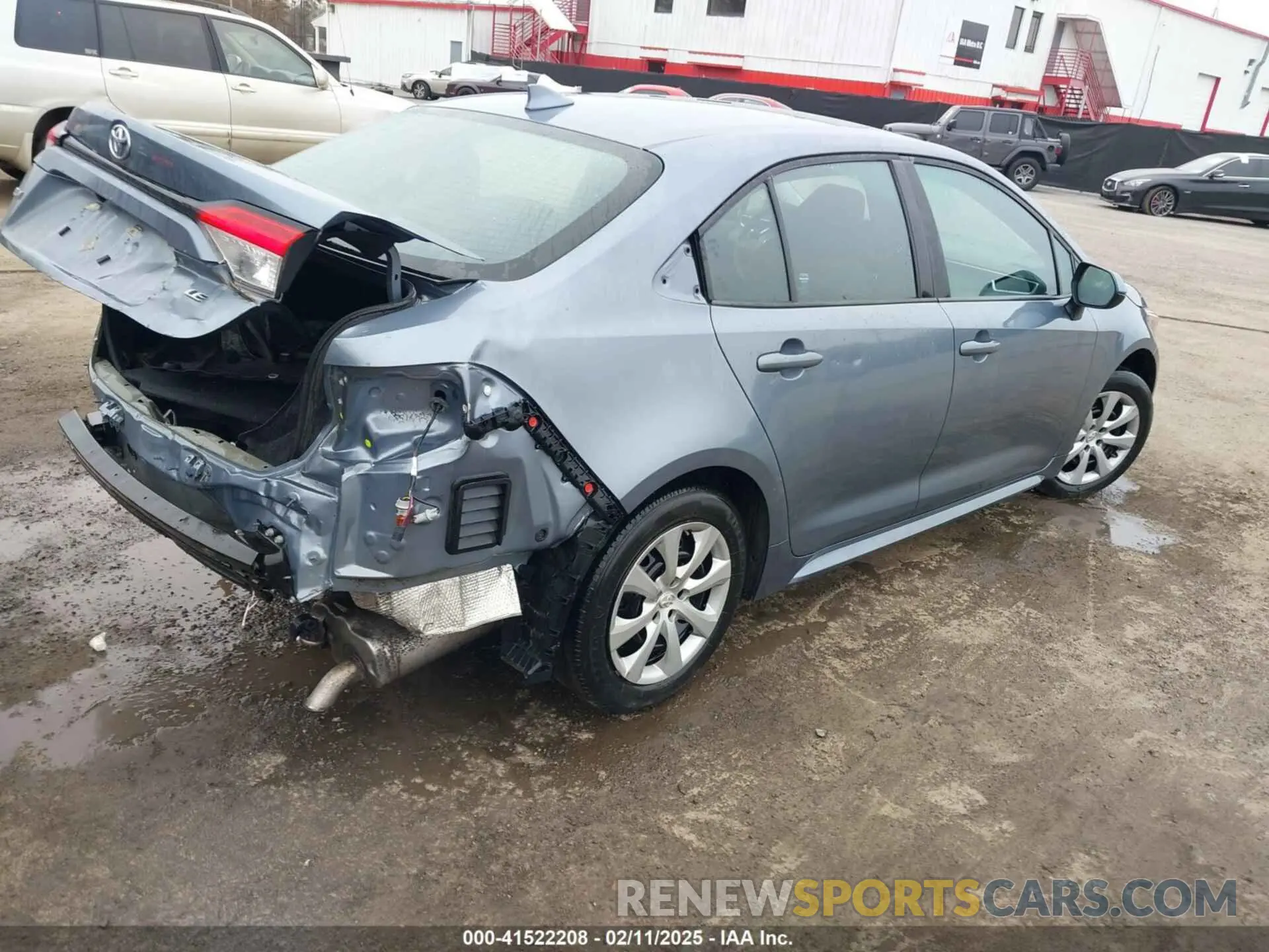 4 fotografías del automóvil dañado 5YFEPMAE4NP341577 TOYOTA COROLLA 2022