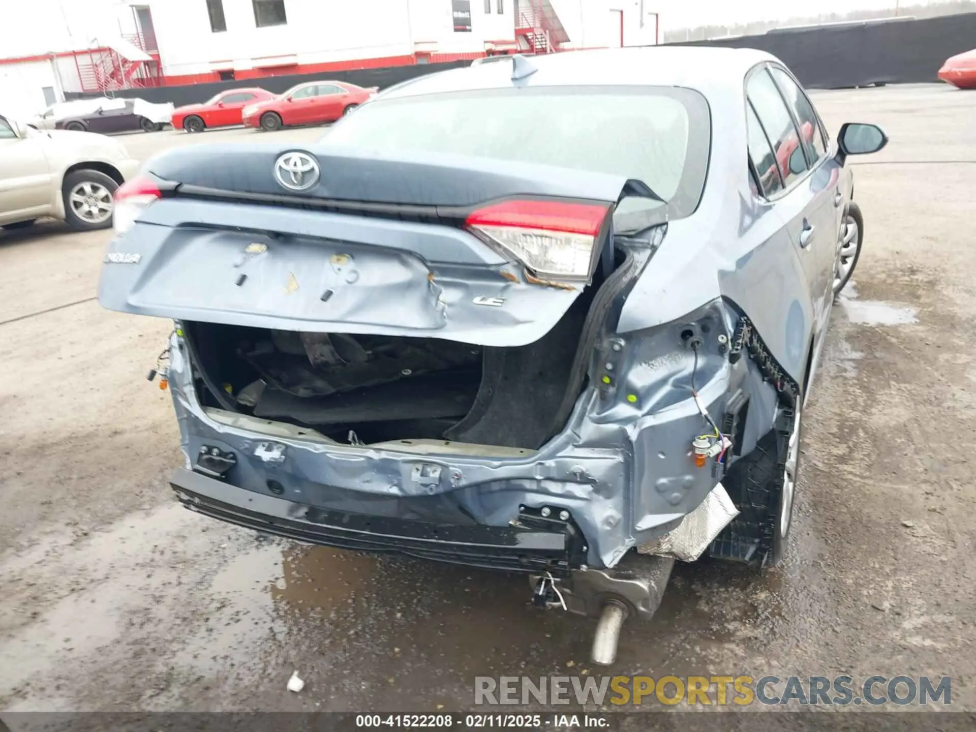 6 fotografías del automóvil dañado 5YFEPMAE4NP341577 TOYOTA COROLLA 2022