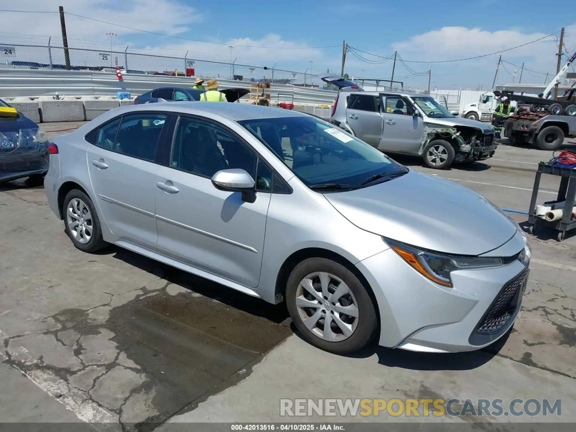 1 fotografías del automóvil dañado 5YFEPMAE4NP353356 TOYOTA COROLLA 2022
