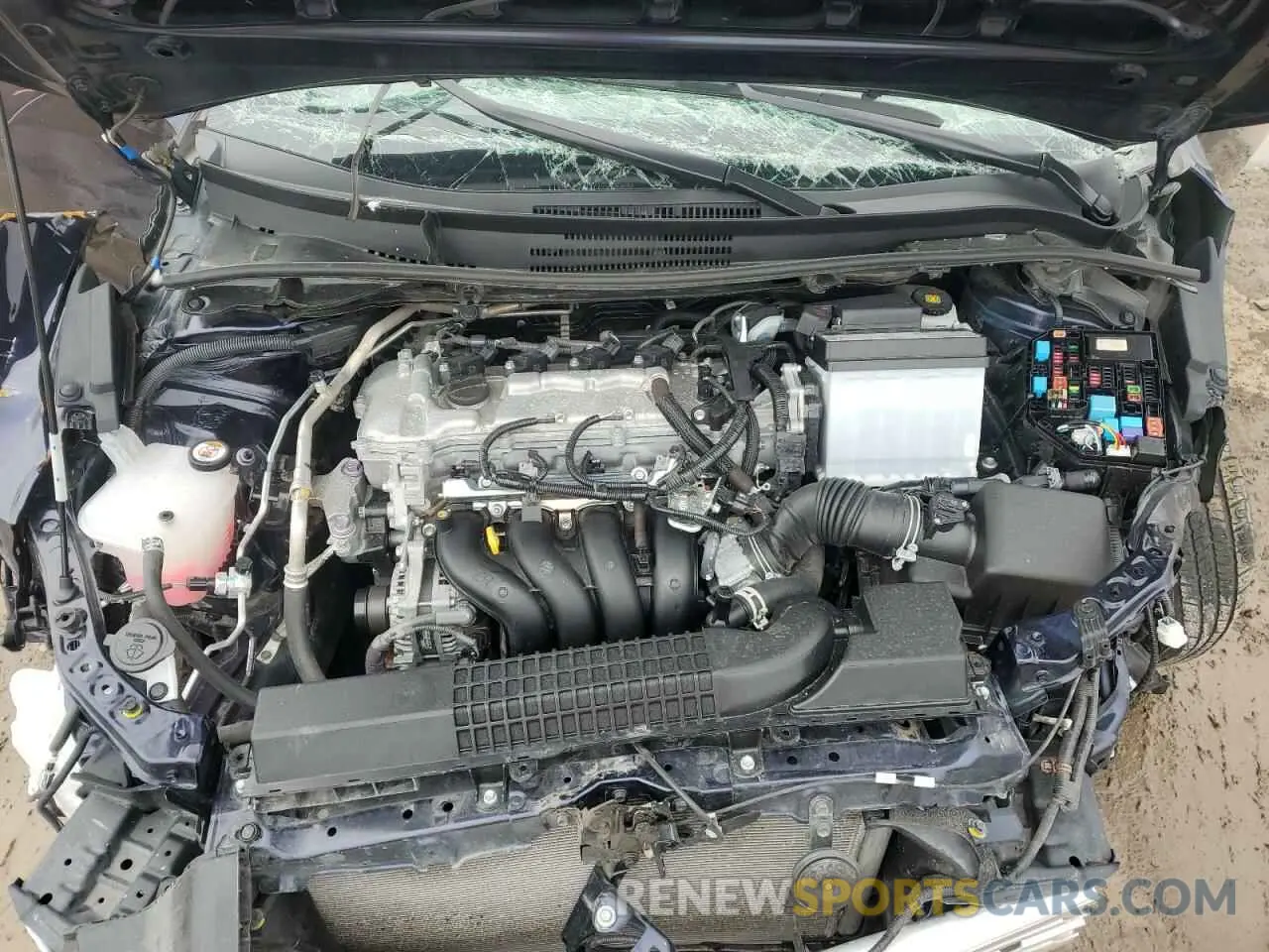 11 fotografías del automóvil dañado 5YFEPMAE4NP357018 TOYOTA COROLLA 2022
