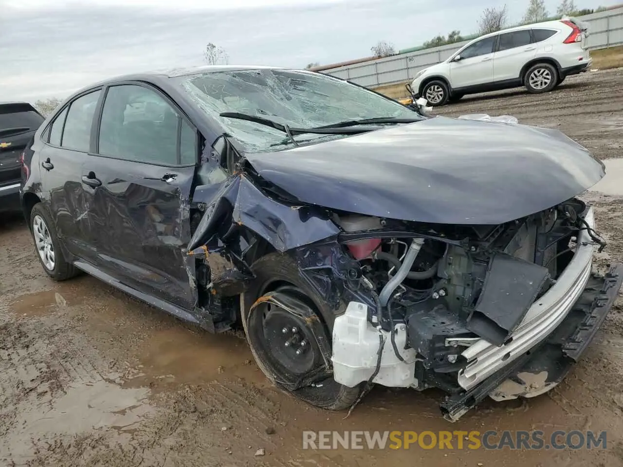 4 fotografías del automóvil dañado 5YFEPMAE4NP357018 TOYOTA COROLLA 2022