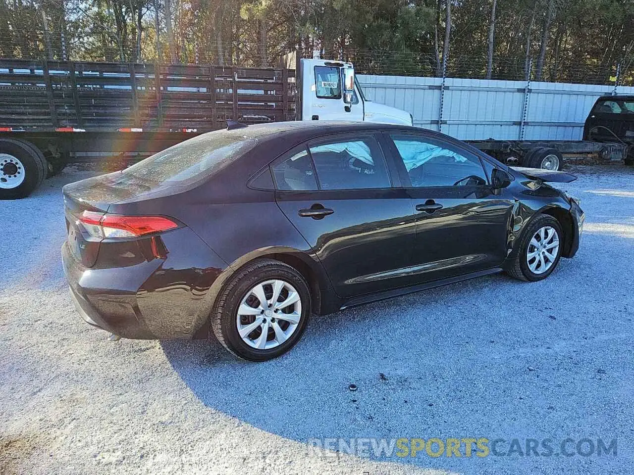 3 fotografías del automóvil dañado 5YFEPMAE4NP358217 TOYOTA COROLLA 2022