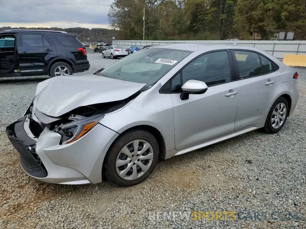 1 fotografías del automóvil dañado 5YFEPMAE4NP363711 TOYOTA COROLLA 2022