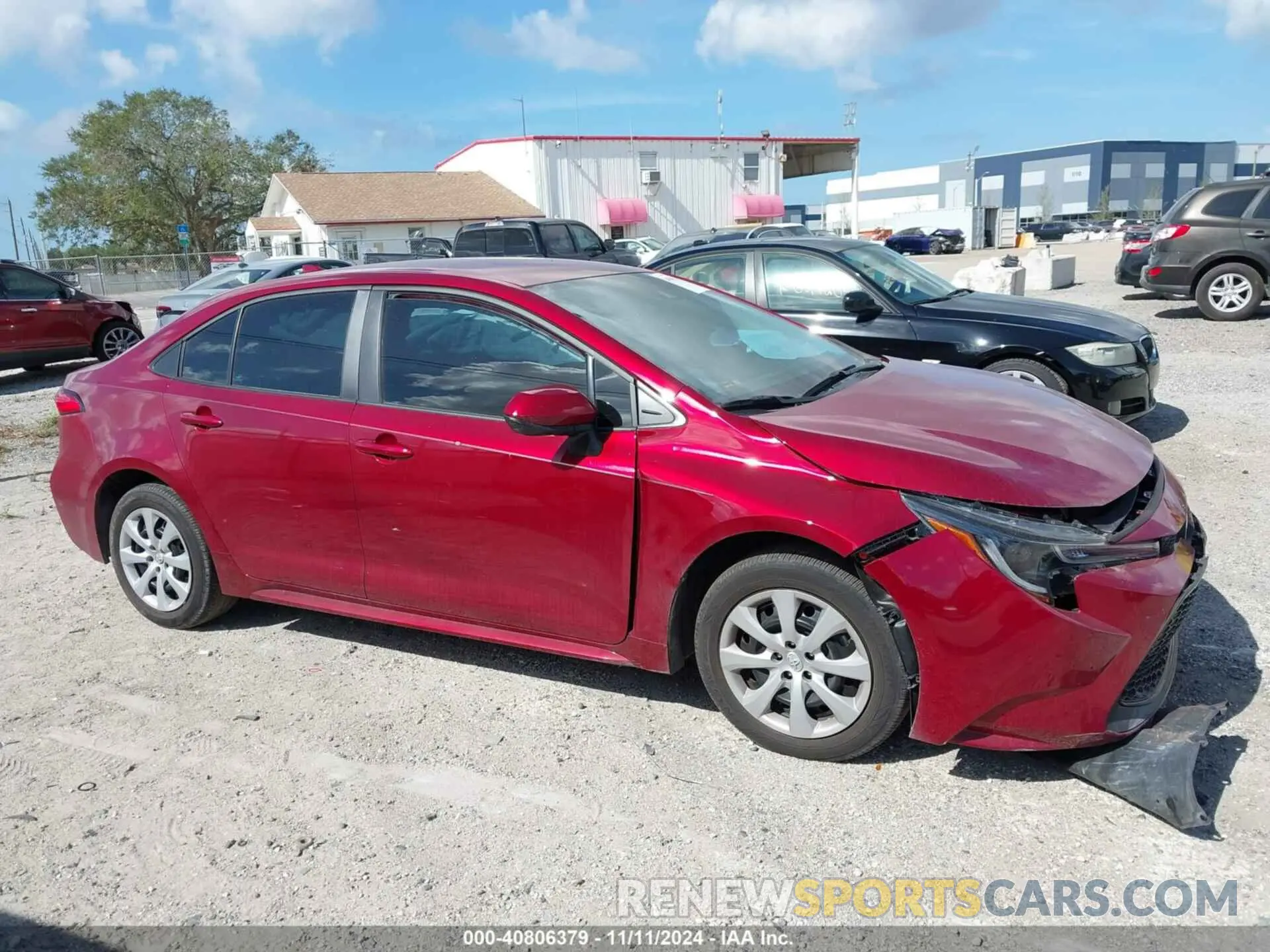 13 fotografías del automóvil dañado 5YFEPMAE4NP368536 TOYOTA COROLLA 2022
