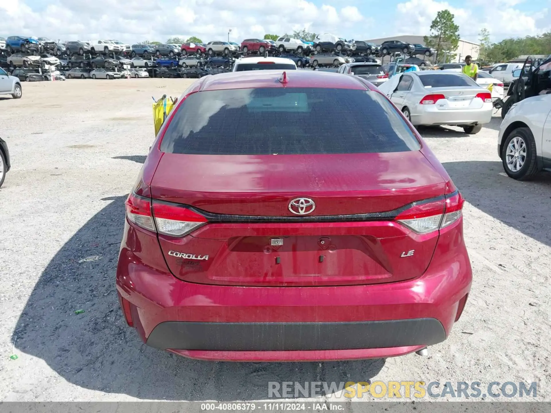 16 fotografías del automóvil dañado 5YFEPMAE4NP368536 TOYOTA COROLLA 2022