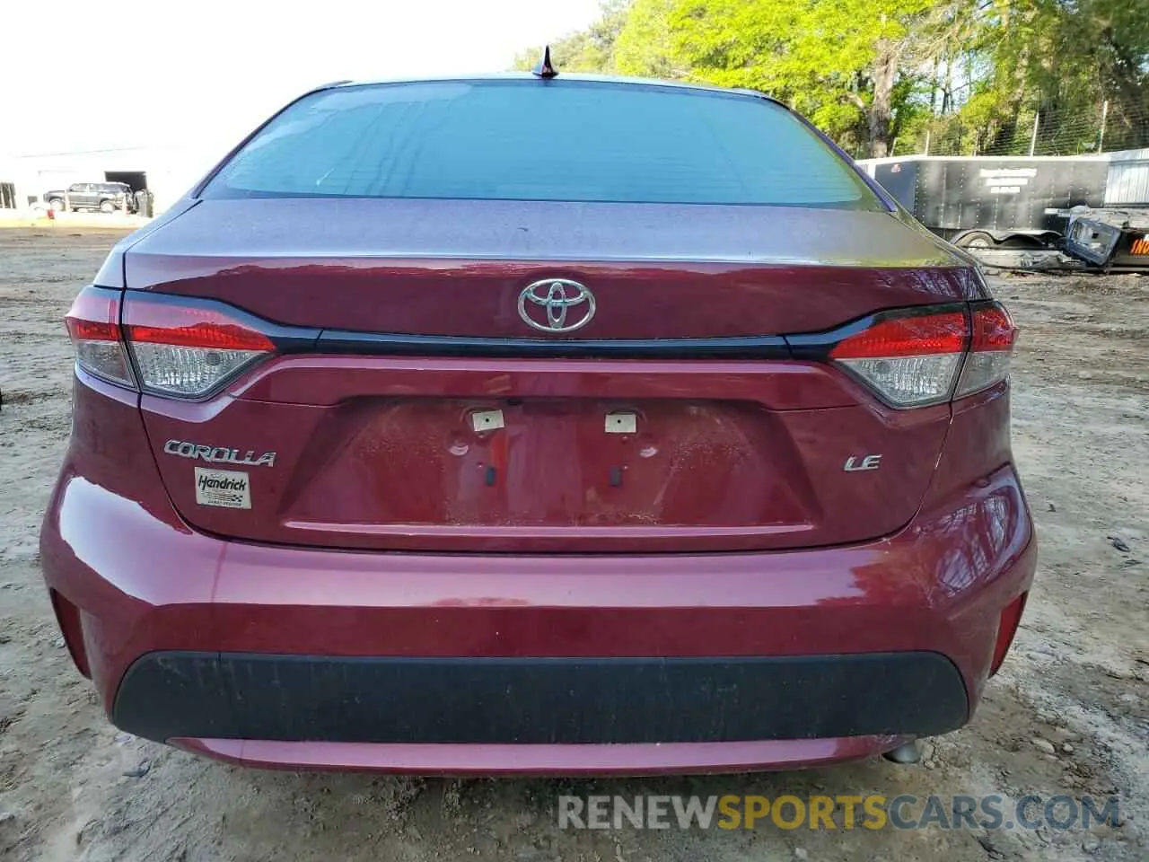 6 fotografías del automóvil dañado 5YFEPMAE4NP372652 TOYOTA COROLLA 2022