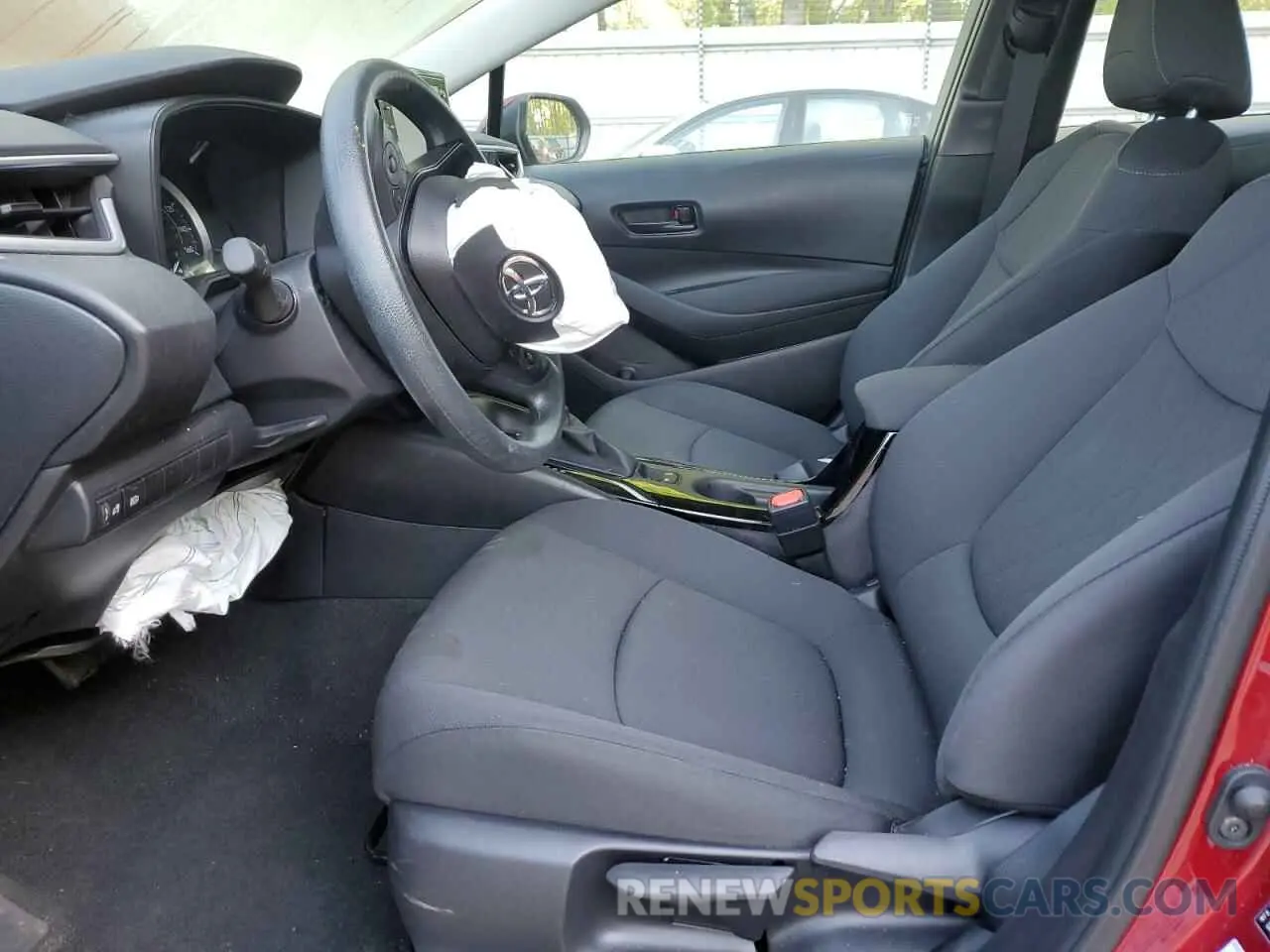 7 fotografías del automóvil dañado 5YFEPMAE4NP372652 TOYOTA COROLLA 2022