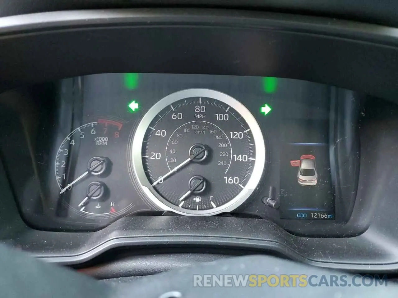 9 fotografías del automóvil dañado 5YFEPMAE4NP372652 TOYOTA COROLLA 2022