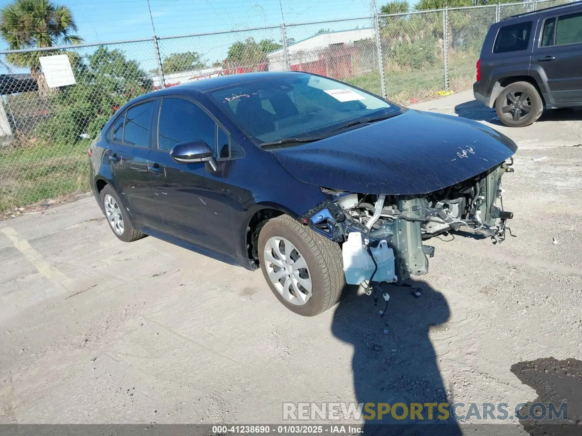 1 fotografías del automóvil dañado 5YFEPMAE4NP373980 TOYOTA COROLLA 2022