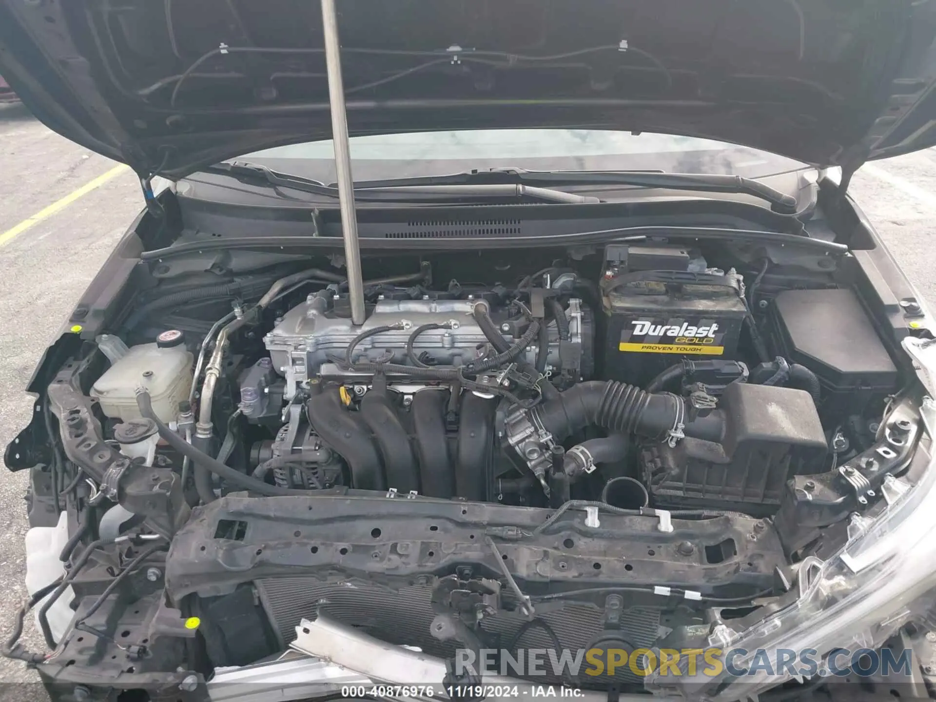 10 fotografías del automóvil dañado 5YFEPMAE4NP376331 TOYOTA COROLLA 2022