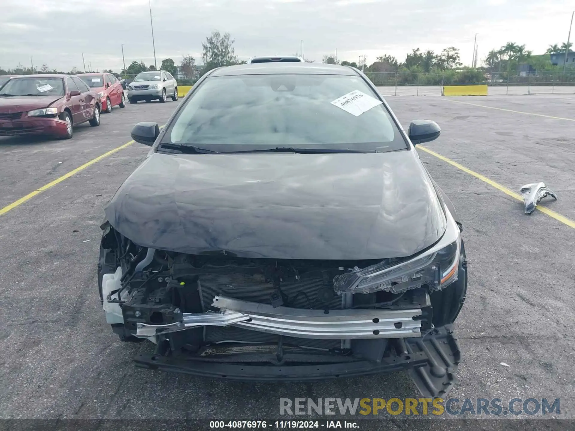 13 fotografías del automóvil dañado 5YFEPMAE4NP376331 TOYOTA COROLLA 2022