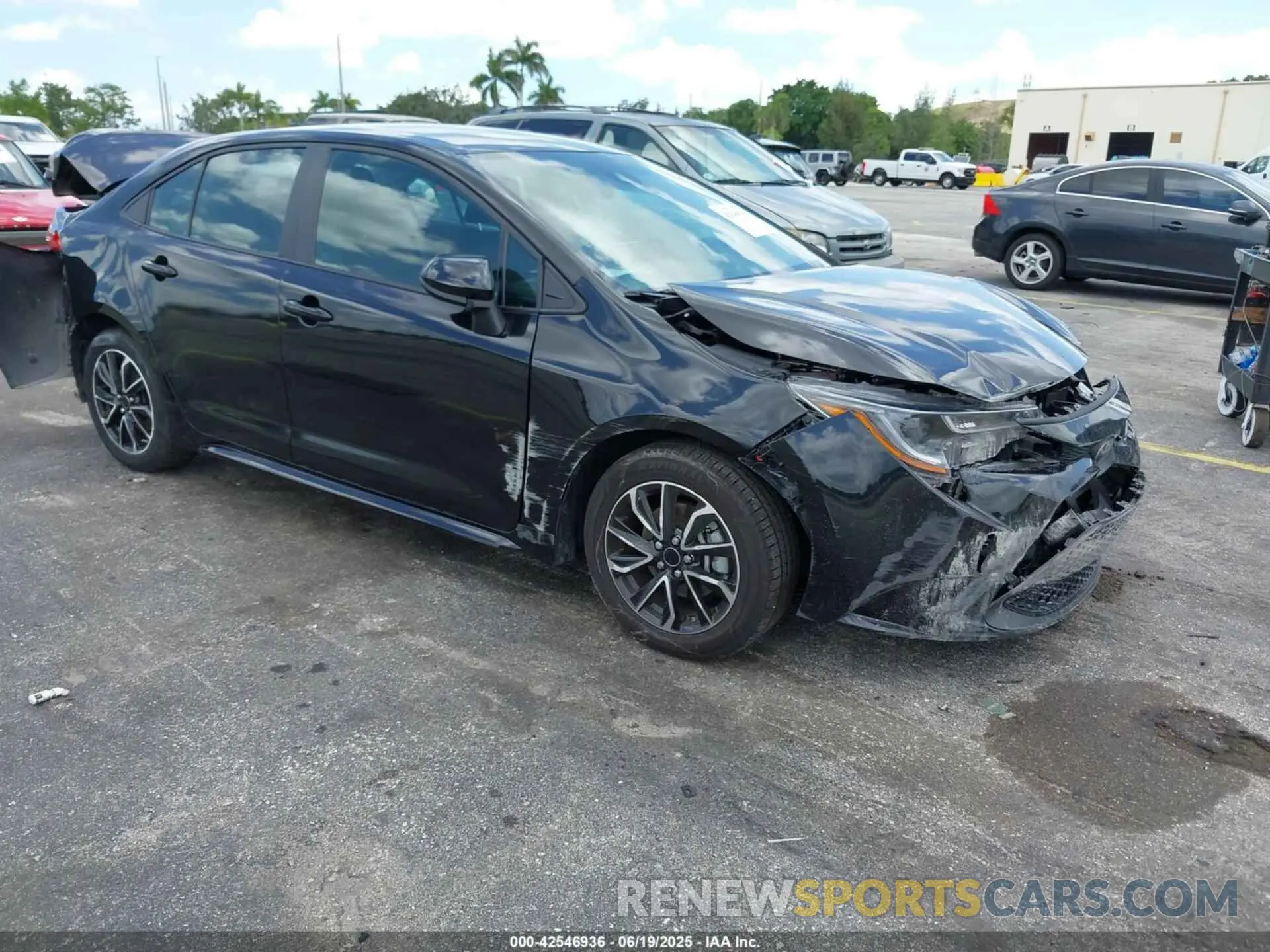 1 fotografías del automóvil dañado 5YFEPMAE4NP381724 TOYOTA COROLLA 2022