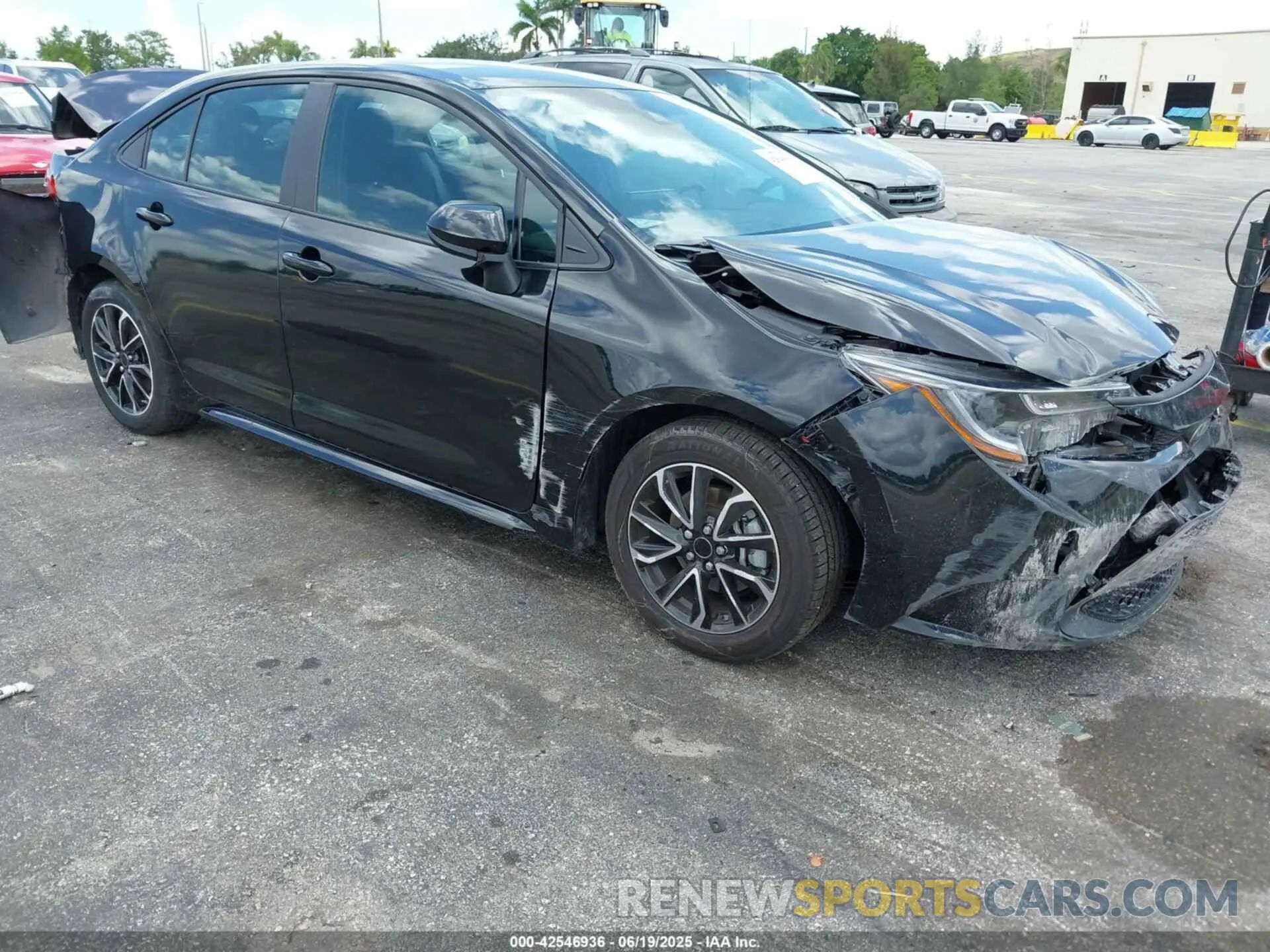 6 fotografías del automóvil dañado 5YFEPMAE4NP381724 TOYOTA COROLLA 2022