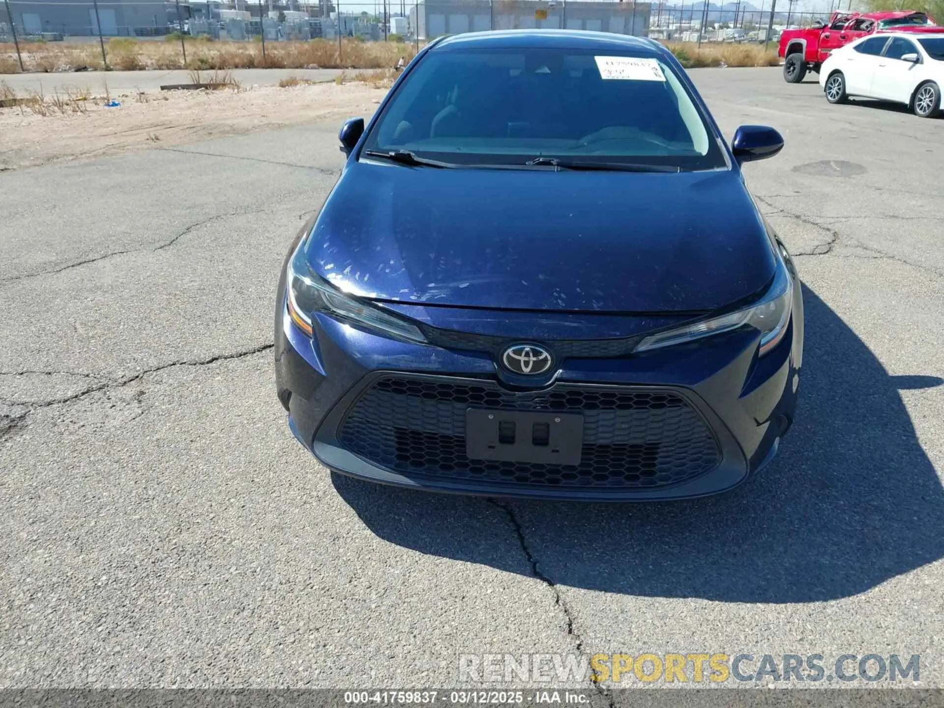 13 fotografías del automóvil dañado 5YFEPMAE5NP274813 TOYOTA COROLLA 2022