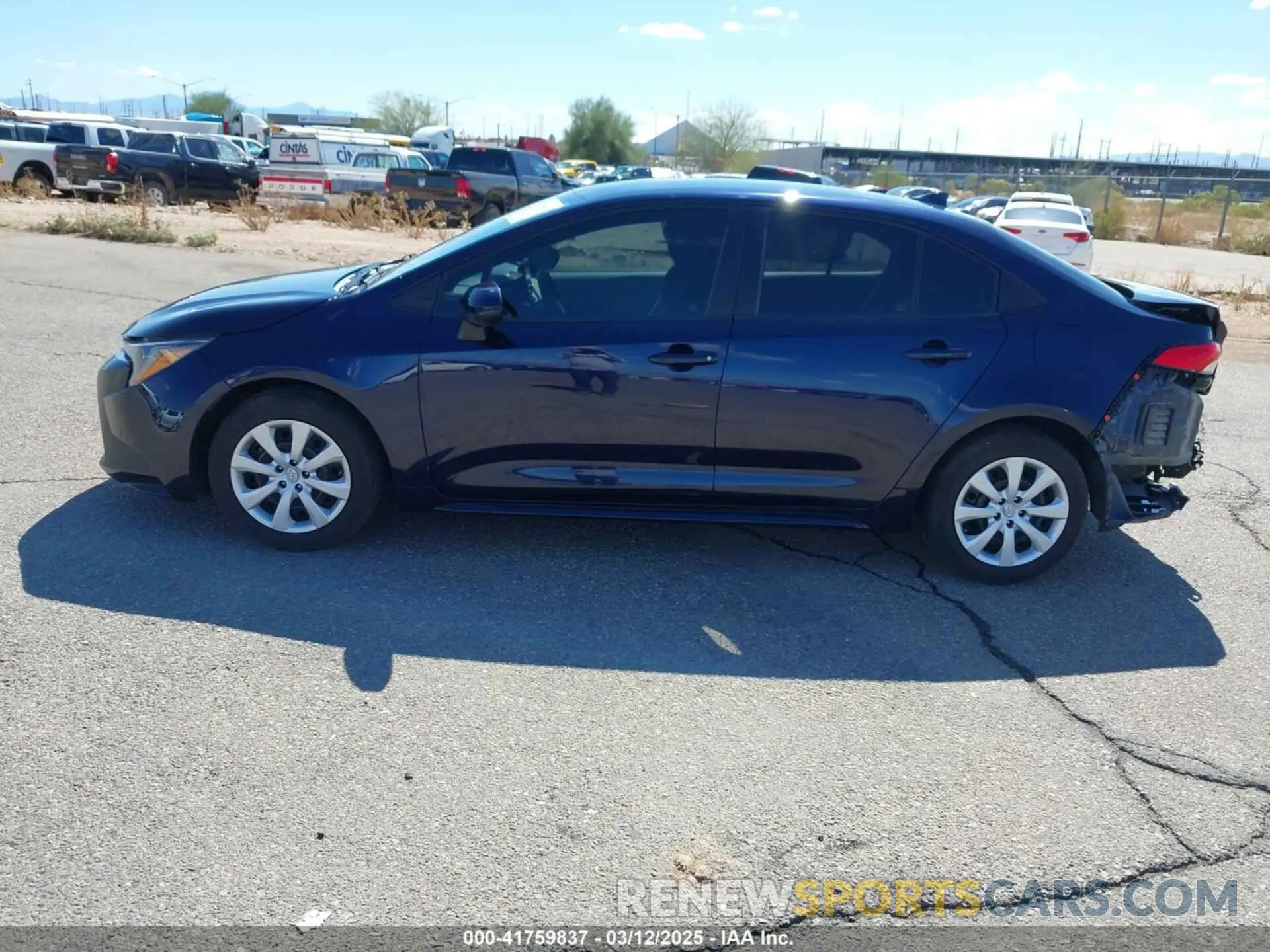 15 fotografías del automóvil dañado 5YFEPMAE5NP274813 TOYOTA COROLLA 2022