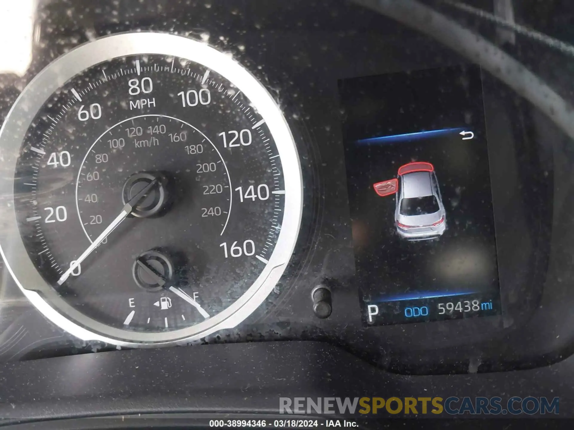 15 fotografías del automóvil dañado 5YFEPMAE5NP275296 TOYOTA COROLLA 2022