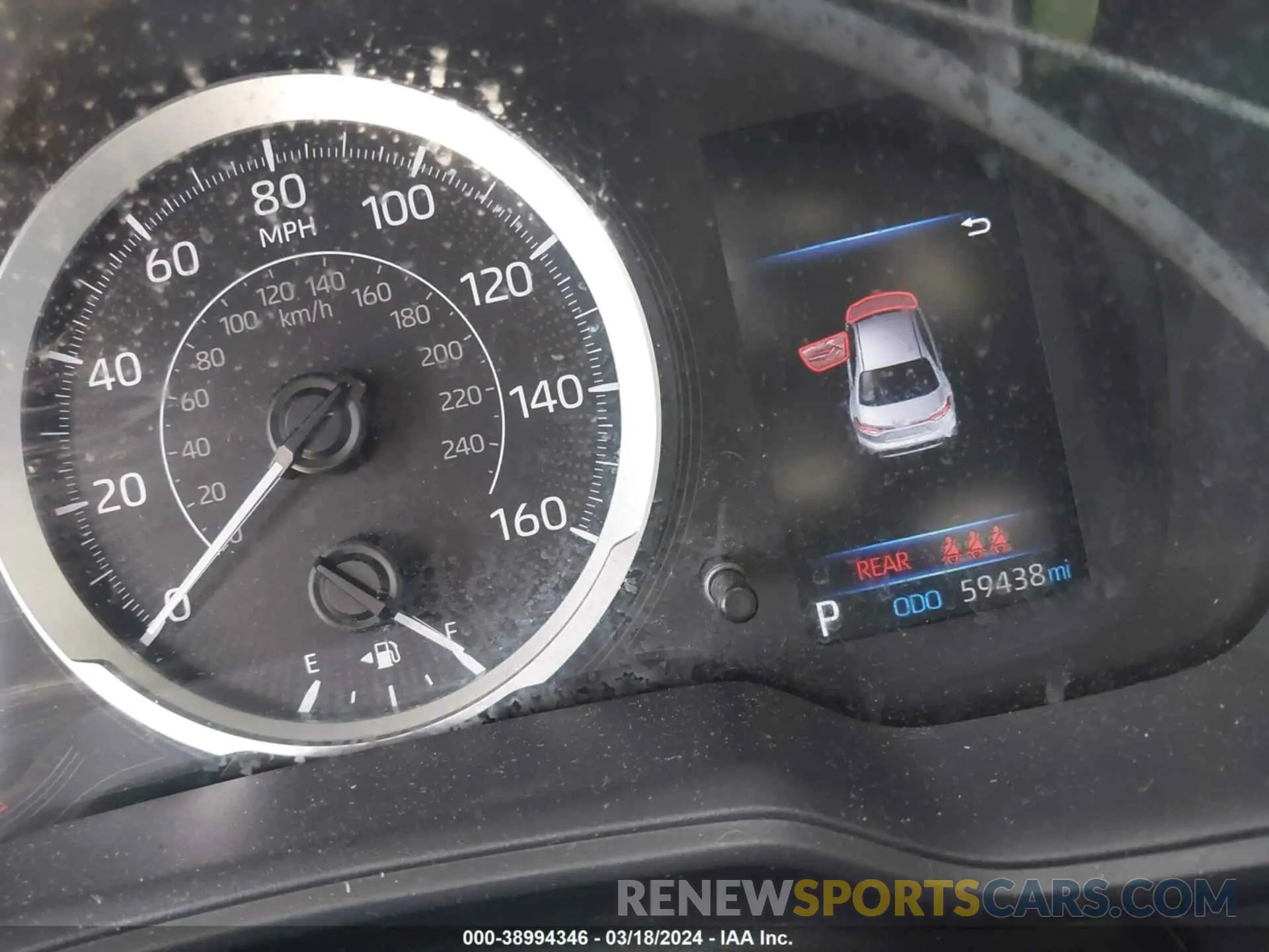 7 fotografías del automóvil dañado 5YFEPMAE5NP275296 TOYOTA COROLLA 2022
