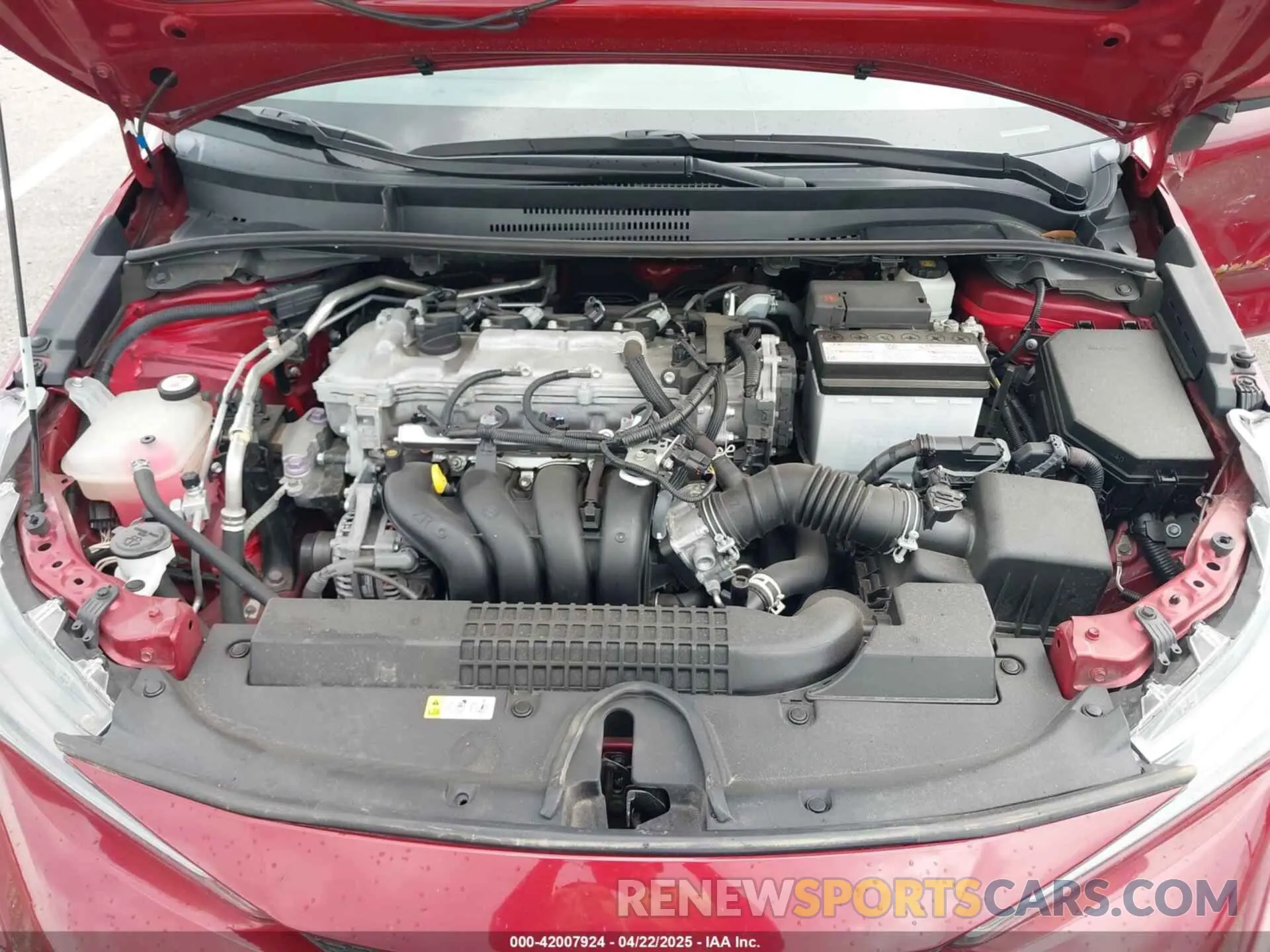 10 fotografías del automóvil dañado 5YFEPMAE5NP280465 TOYOTA COROLLA 2022