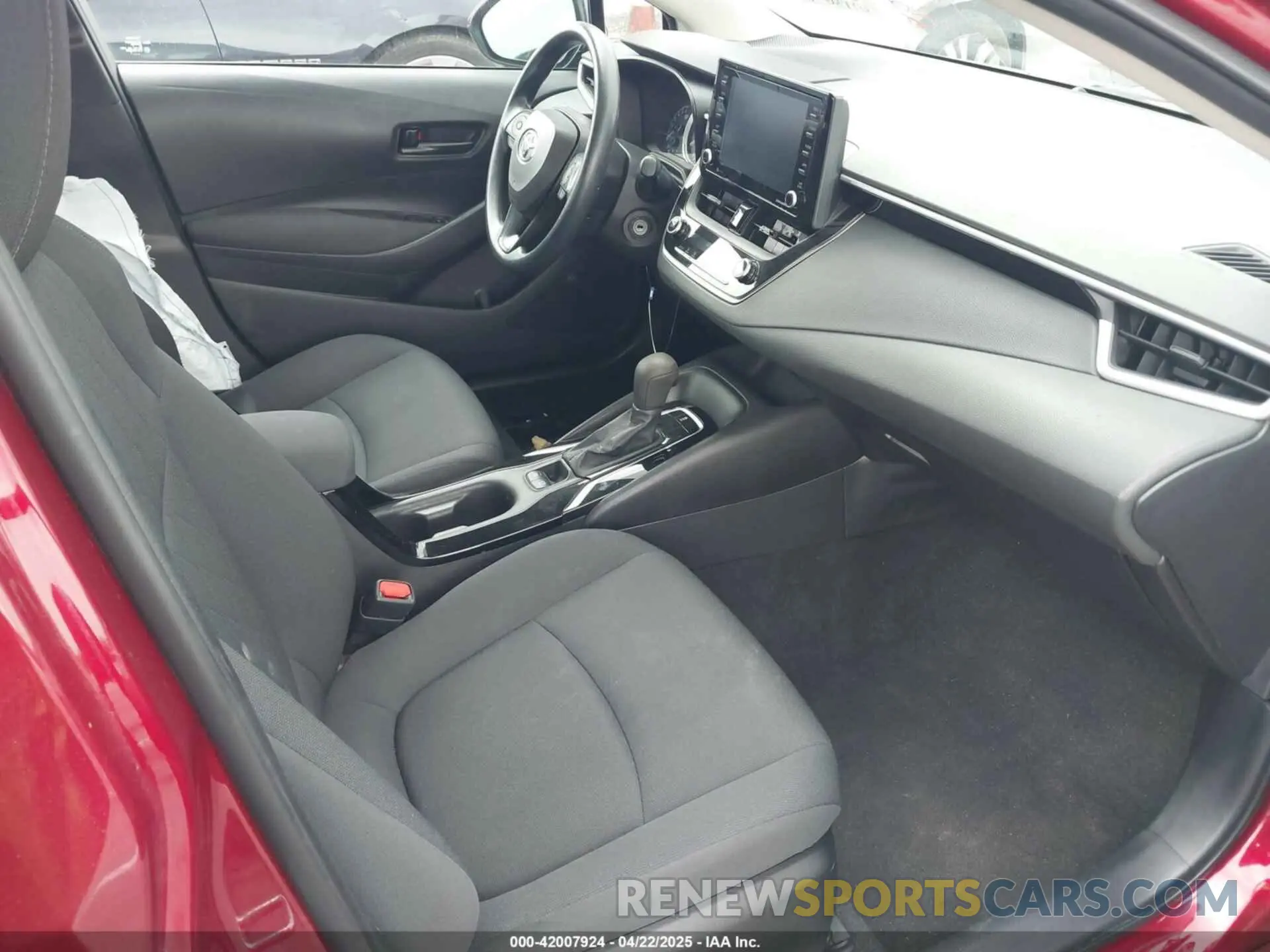 5 fotografías del automóvil dañado 5YFEPMAE5NP280465 TOYOTA COROLLA 2022