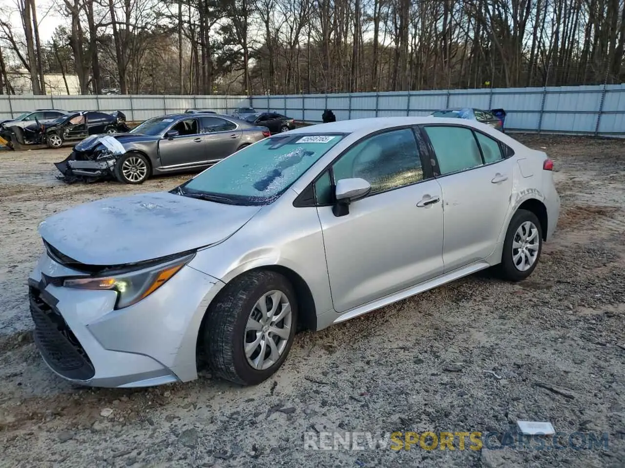1 fotografías del automóvil dañado 5YFEPMAE5NP286248 TOYOTA COROLLA 2022