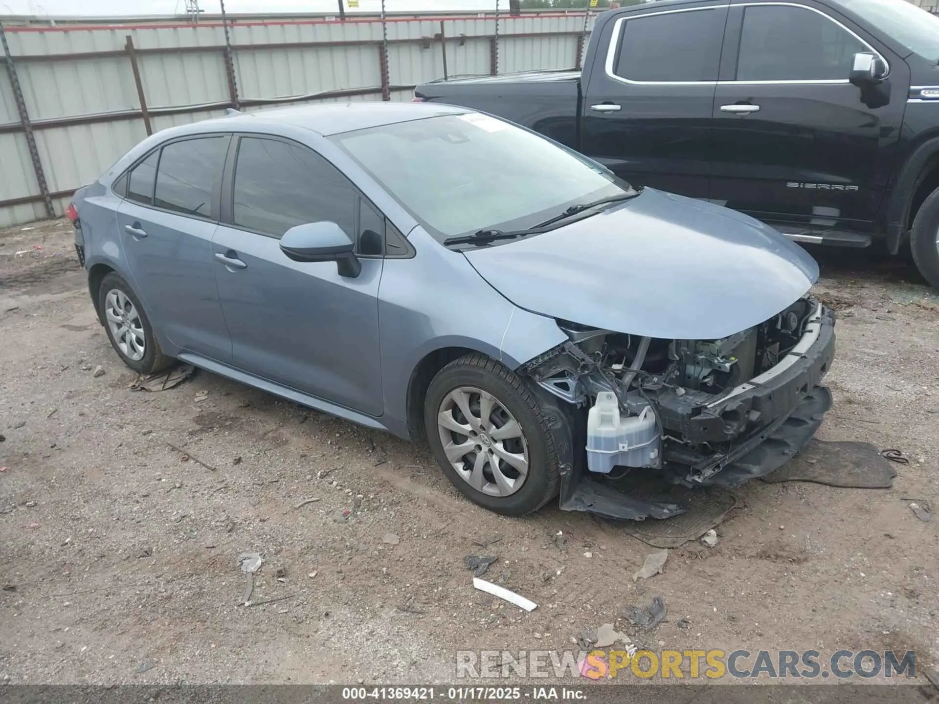 1 fotografías del automóvil dañado 5YFEPMAE5NP305347 TOYOTA COROLLA 2022