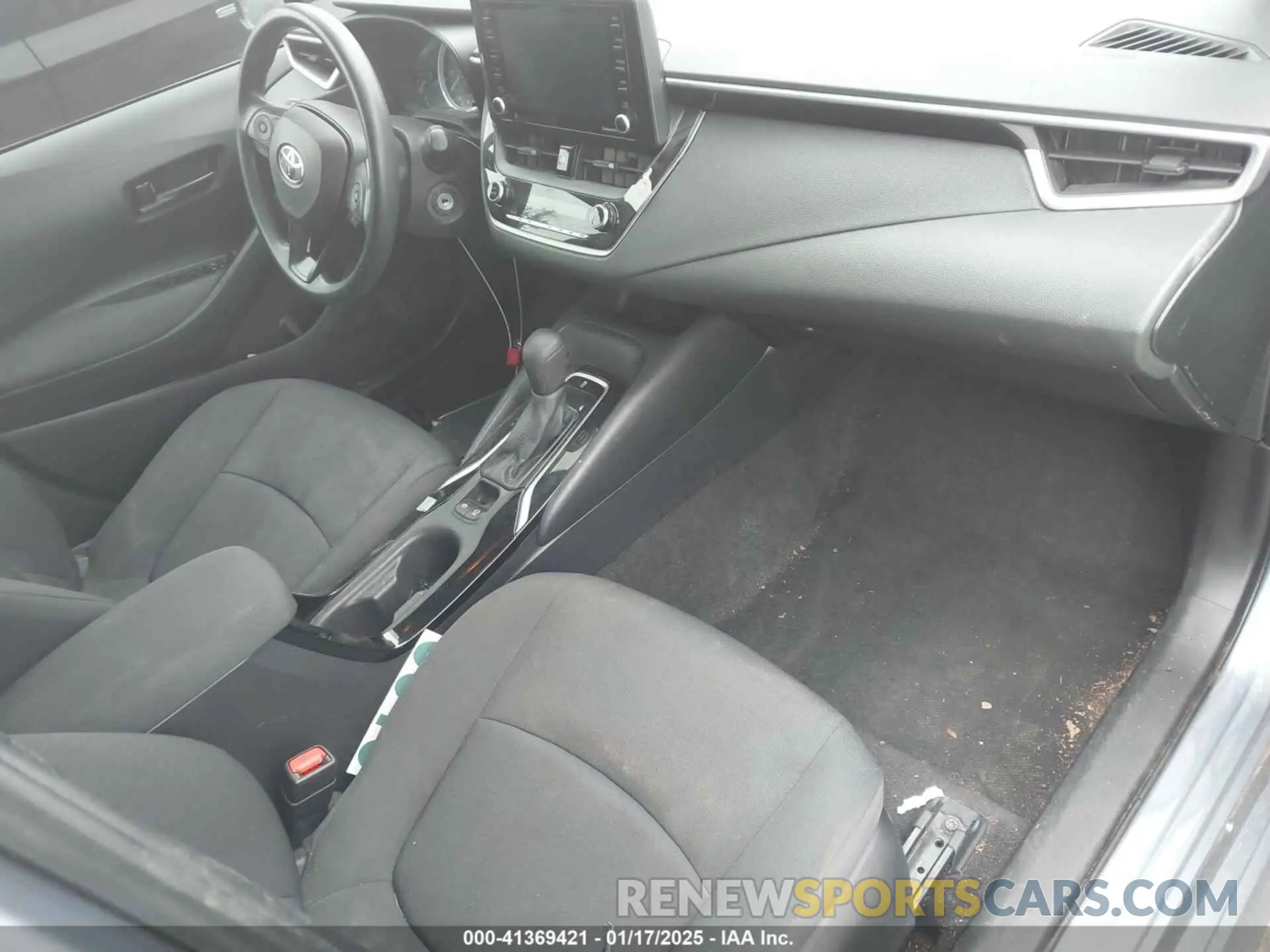 5 fotografías del automóvil dañado 5YFEPMAE5NP305347 TOYOTA COROLLA 2022