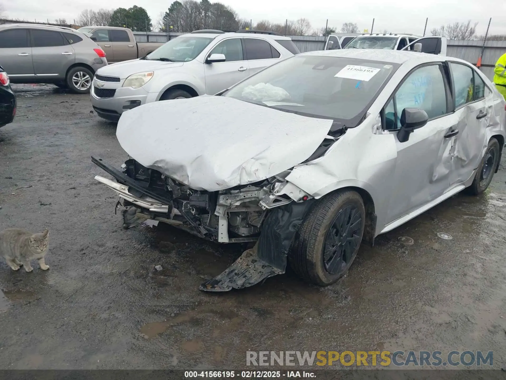 6 fotografías del automóvil dañado 5YFEPMAE5NP306370 TOYOTA COROLLA 2022