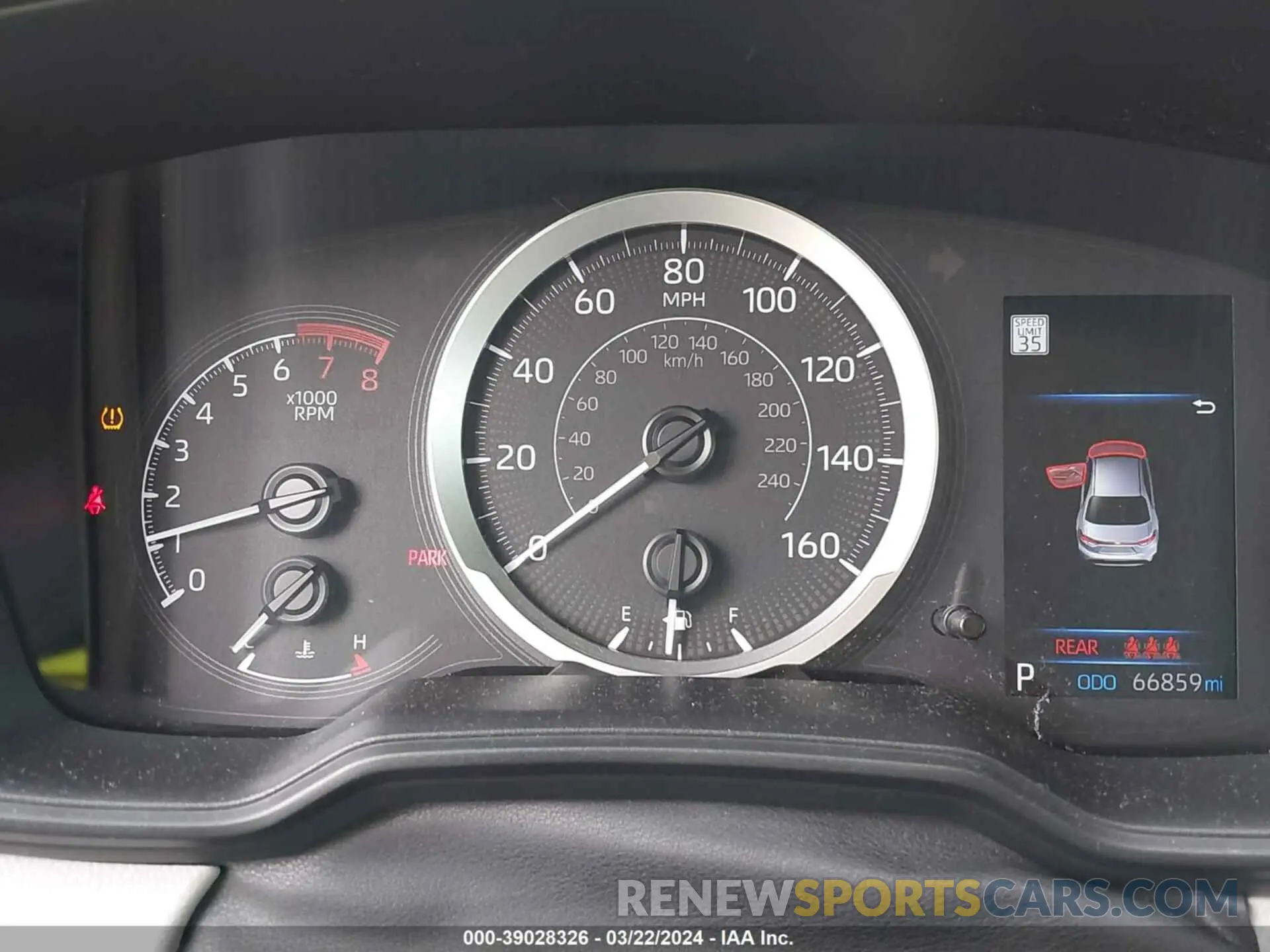 7 fotografías del automóvil dañado 5YFEPMAE5NP317269 TOYOTA COROLLA 2022