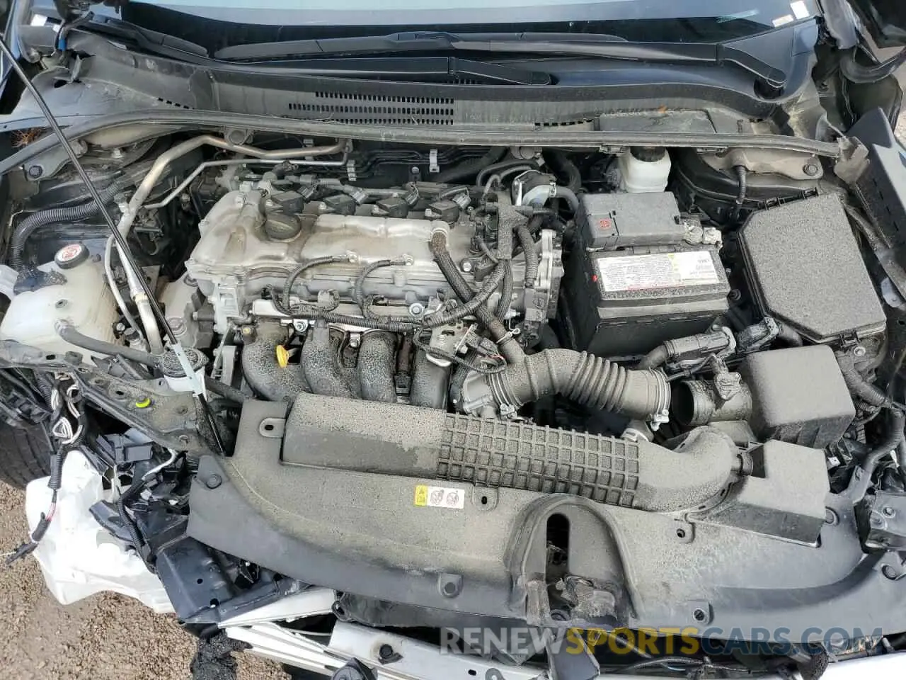 11 fotografías del automóvil dañado 5YFEPMAE5NP321418 TOYOTA COROLLA 2022