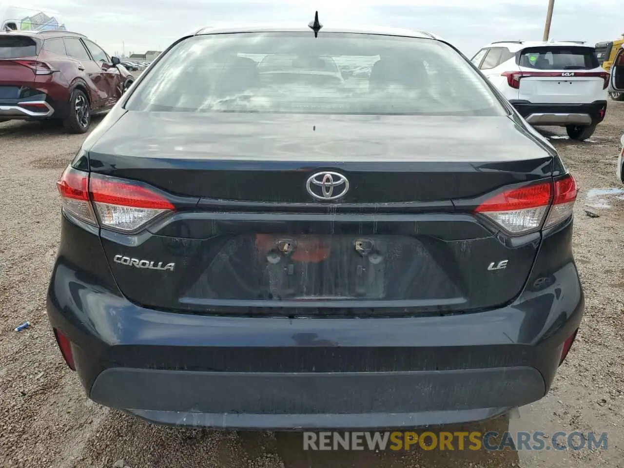 6 fotografías del automóvil dañado 5YFEPMAE5NP321418 TOYOTA COROLLA 2022