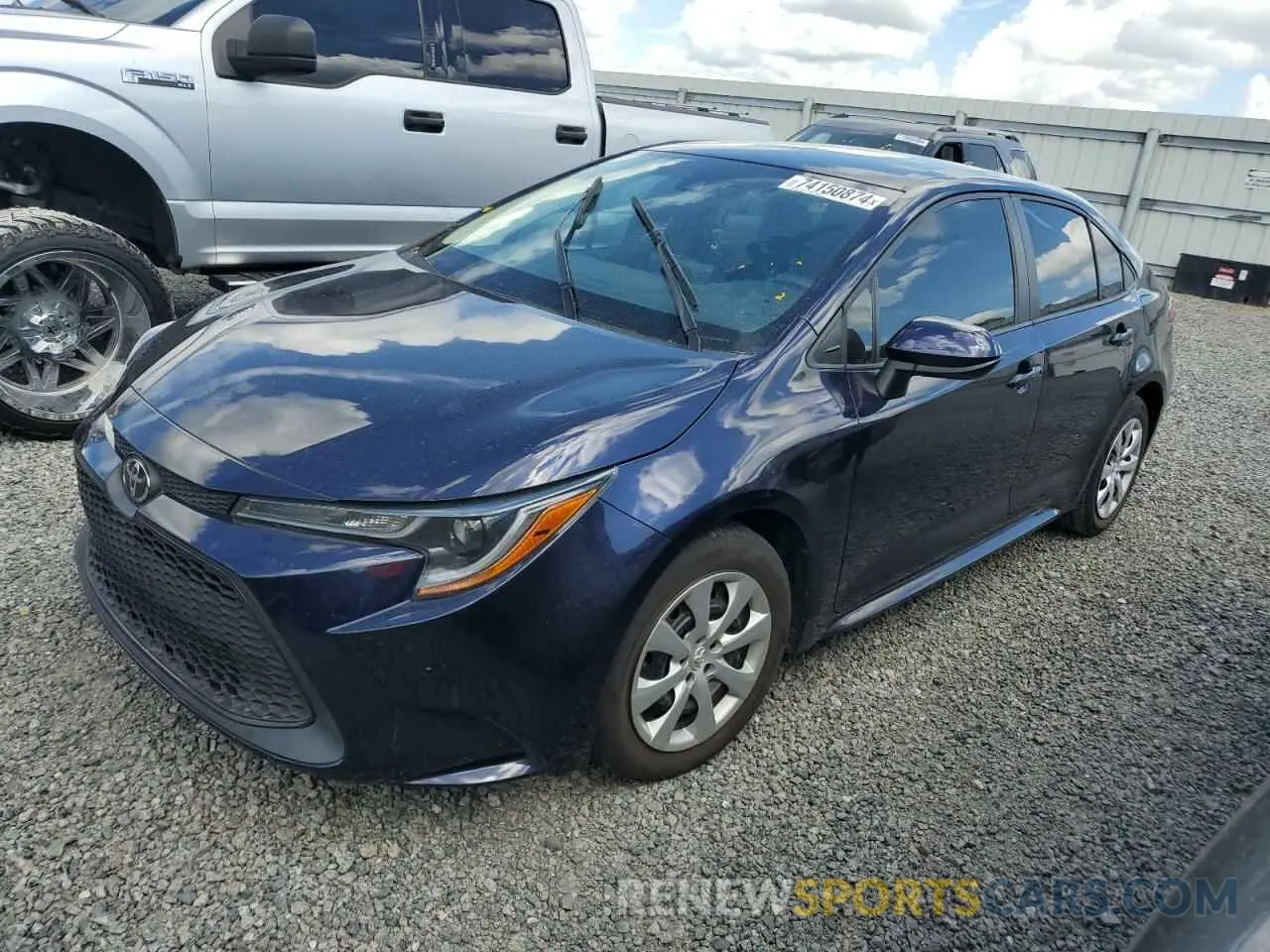 1 fotografías del automóvil dañado 5YFEPMAE5NP327039 TOYOTA COROLLA 2022