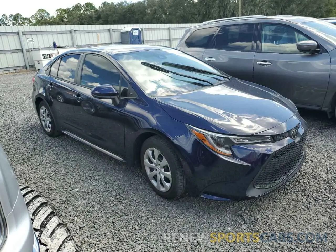 4 fotografías del automóvil dañado 5YFEPMAE5NP327039 TOYOTA COROLLA 2022