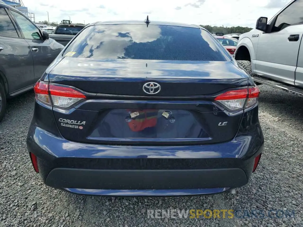 6 fotografías del automóvil dañado 5YFEPMAE5NP327039 TOYOTA COROLLA 2022